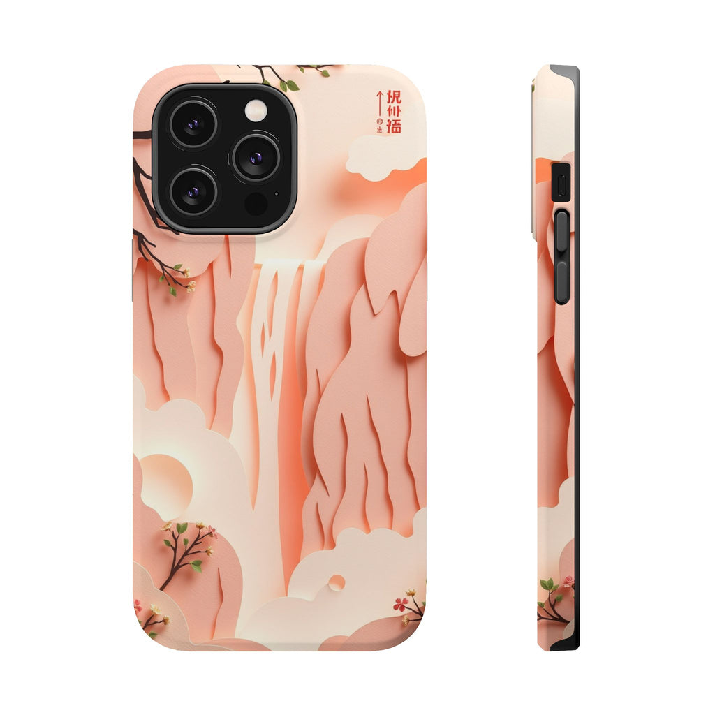 iPhone Waterfall Mist Electric Art Bold Modern Everyday Snap Case · iPhone Case