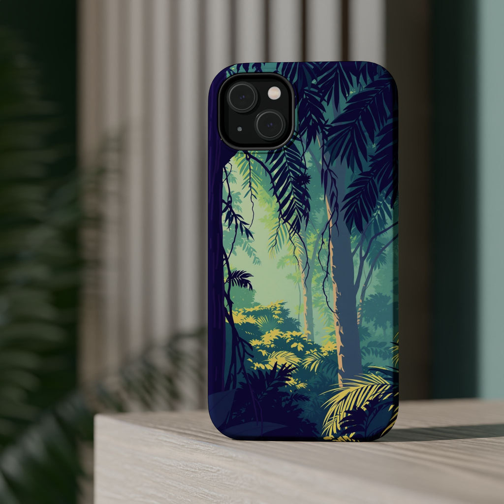 iPhone Mint And Blush Rainforest Canopy Slim Everyday iPhone Designer · iPhone C