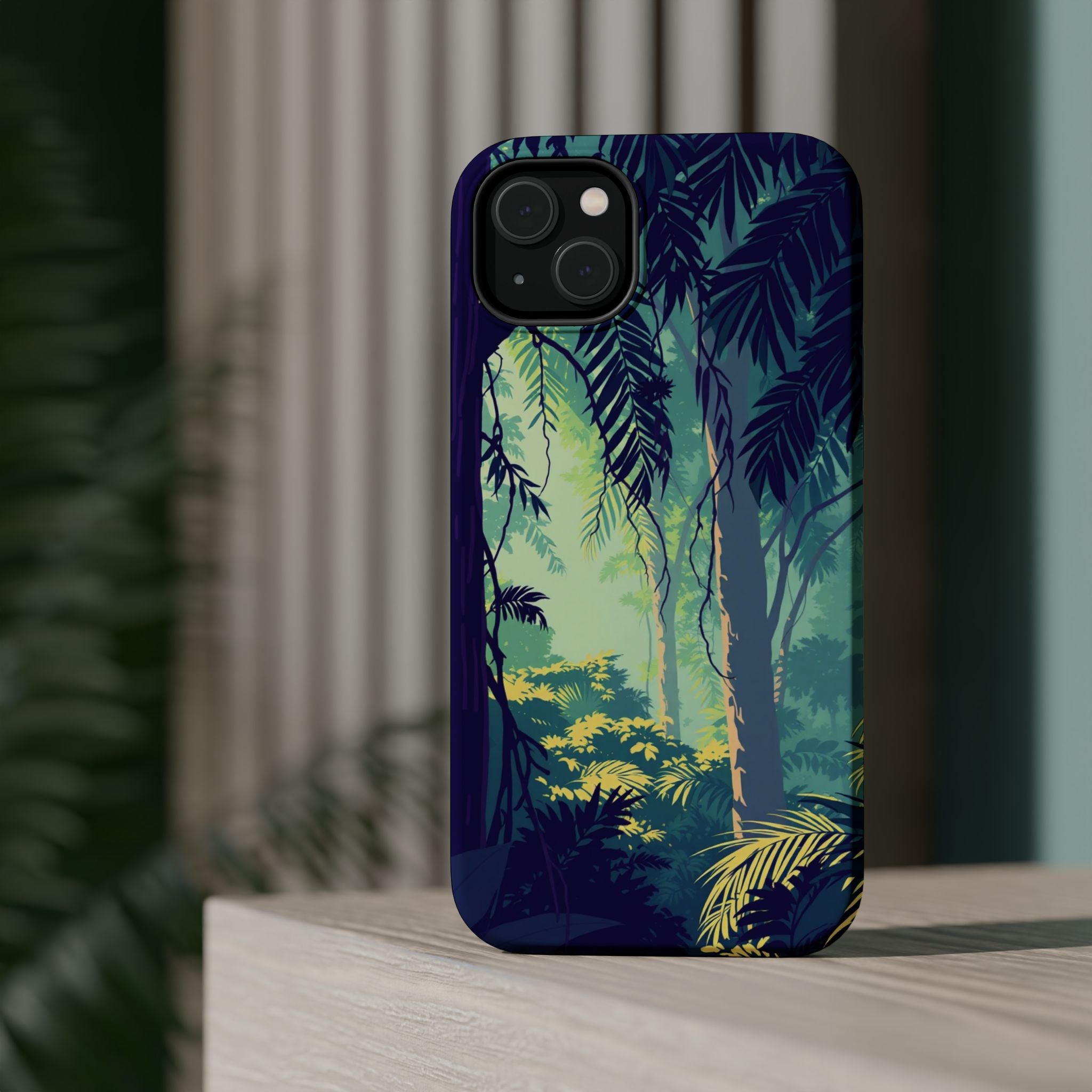 iPhone Mint And Blush Rainforest Canopy Slim Everyday iPhone Designer · iPhone C