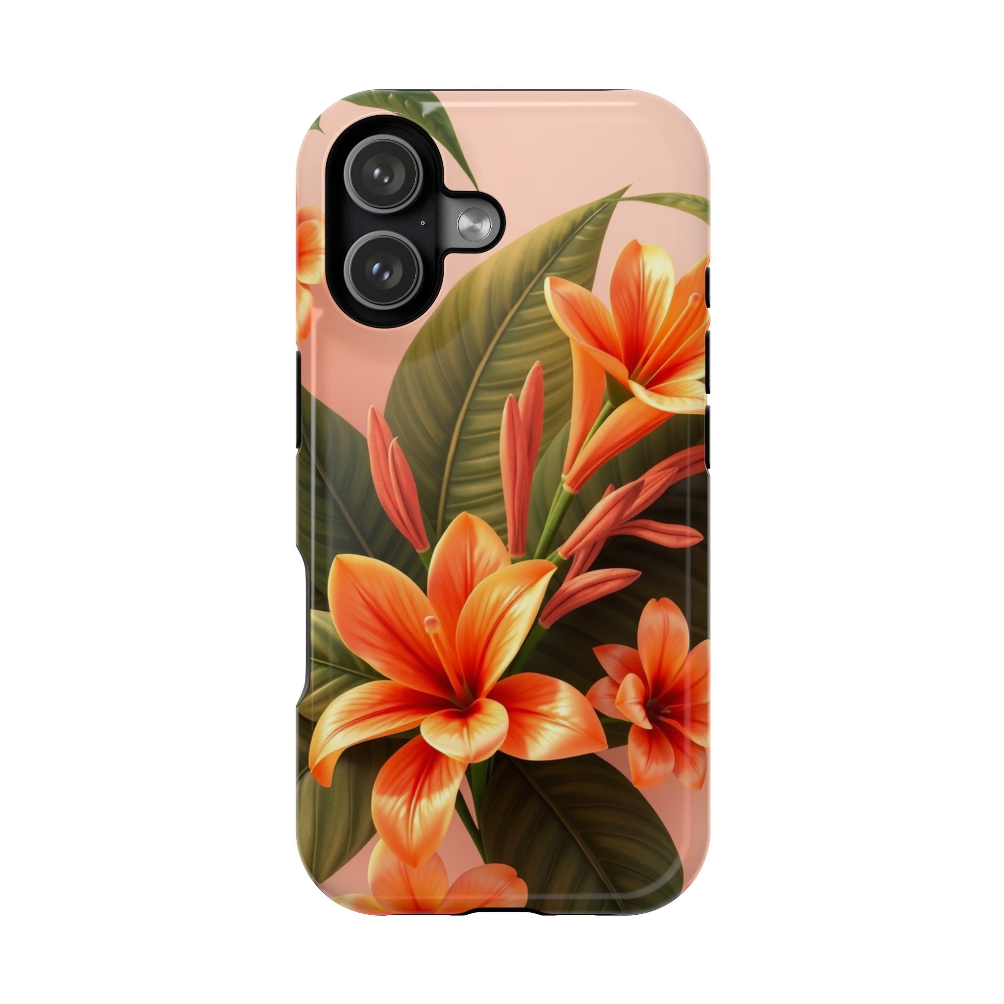 iPhone Tropical Bloom 3D Digital Bold Modern Everyday Snap Case · iPhone Case