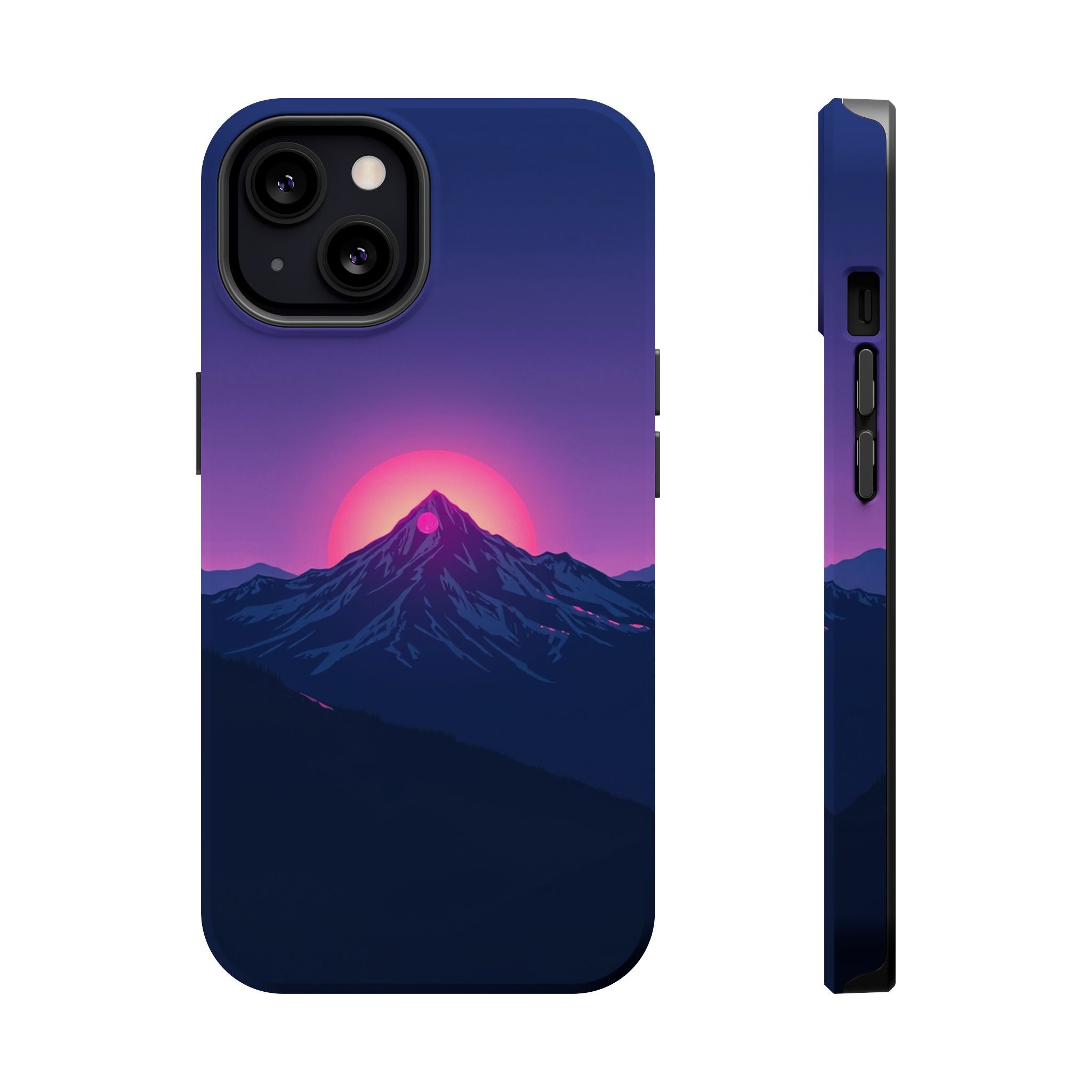 iPhone Mountain at Sunrise Electric Art Slim Everyday iPhone 15 · iPhone Case