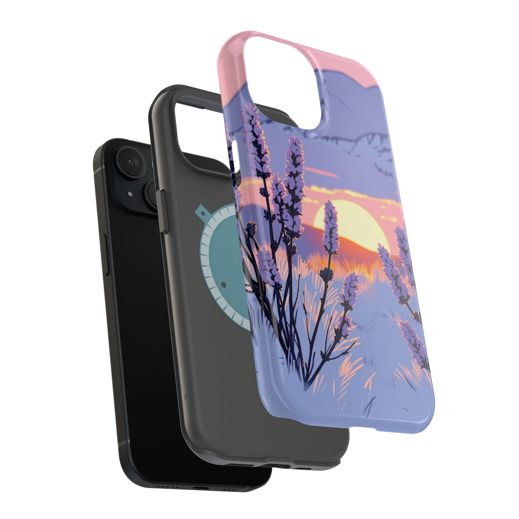 iPhone Mesa Sunset Hand-Drawn Sketch Slim Everyday Designer Case · iPhone Case