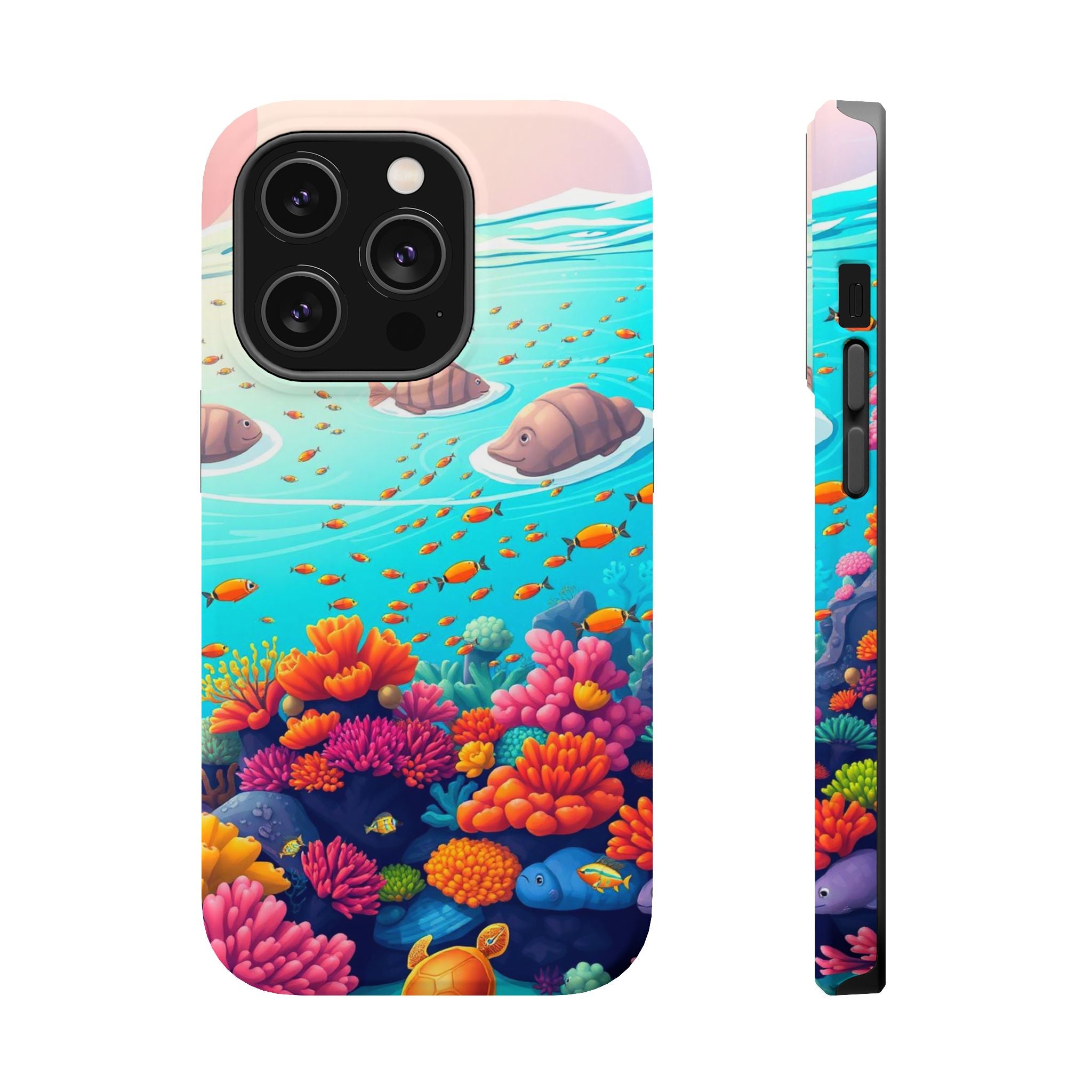 iPhone Coral Reef Panorama Kids Fun Phone Case Gift Slim Snap Case · iPhone Case