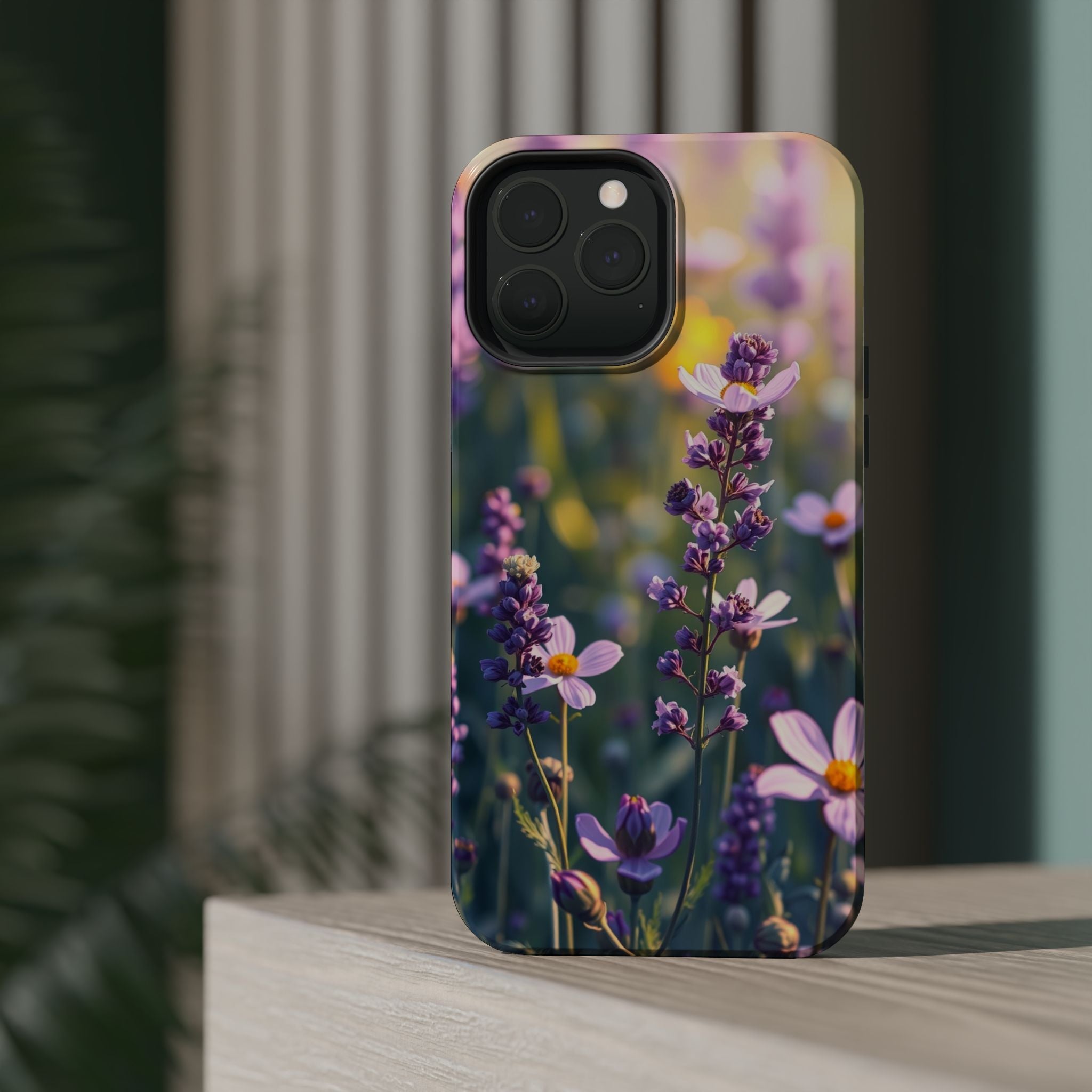 iPhone Lavender And Pearl Wildflower Field Slim iPhone Everyday · iPhone Case