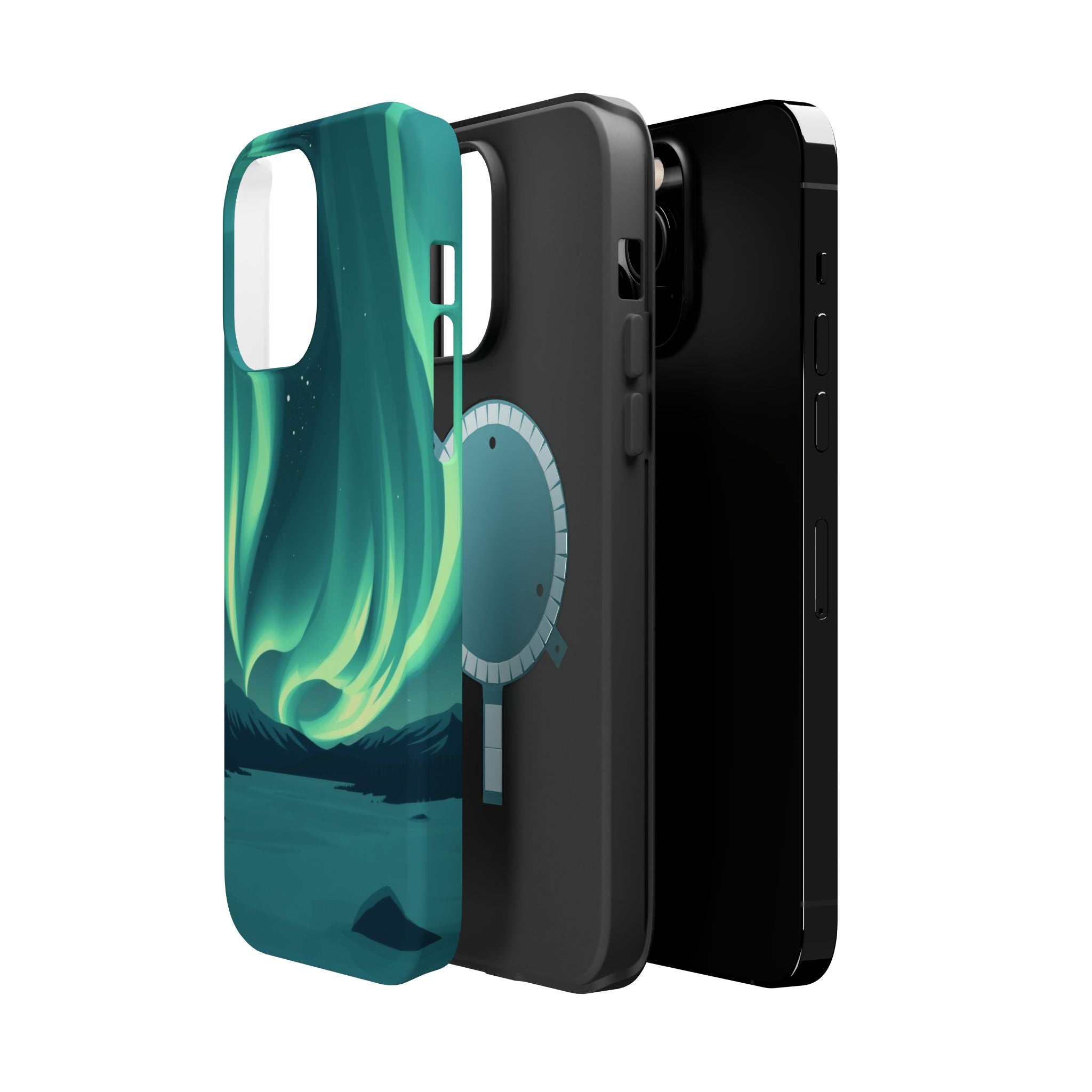 iPhone Northern Lights Abstract Geometric Slim iPhone Everyday Designer · iPhone