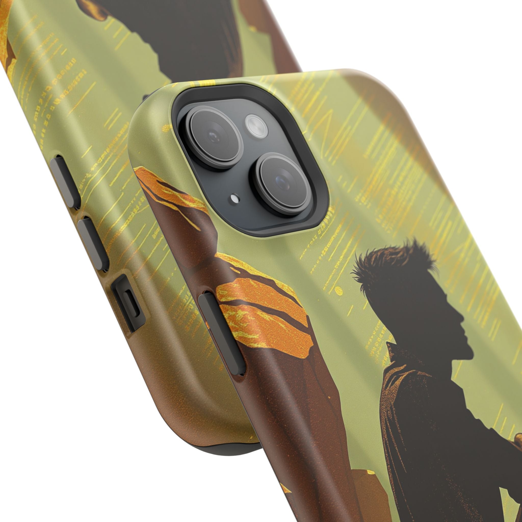 iPhone Mustard And Rust Overthinking Again Slim Everyday Designer Case · iPhone