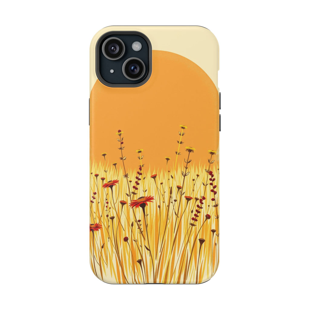 iPhone Wildflower Field Electric Art Slim Everyday Designer Case · iPhone Case
