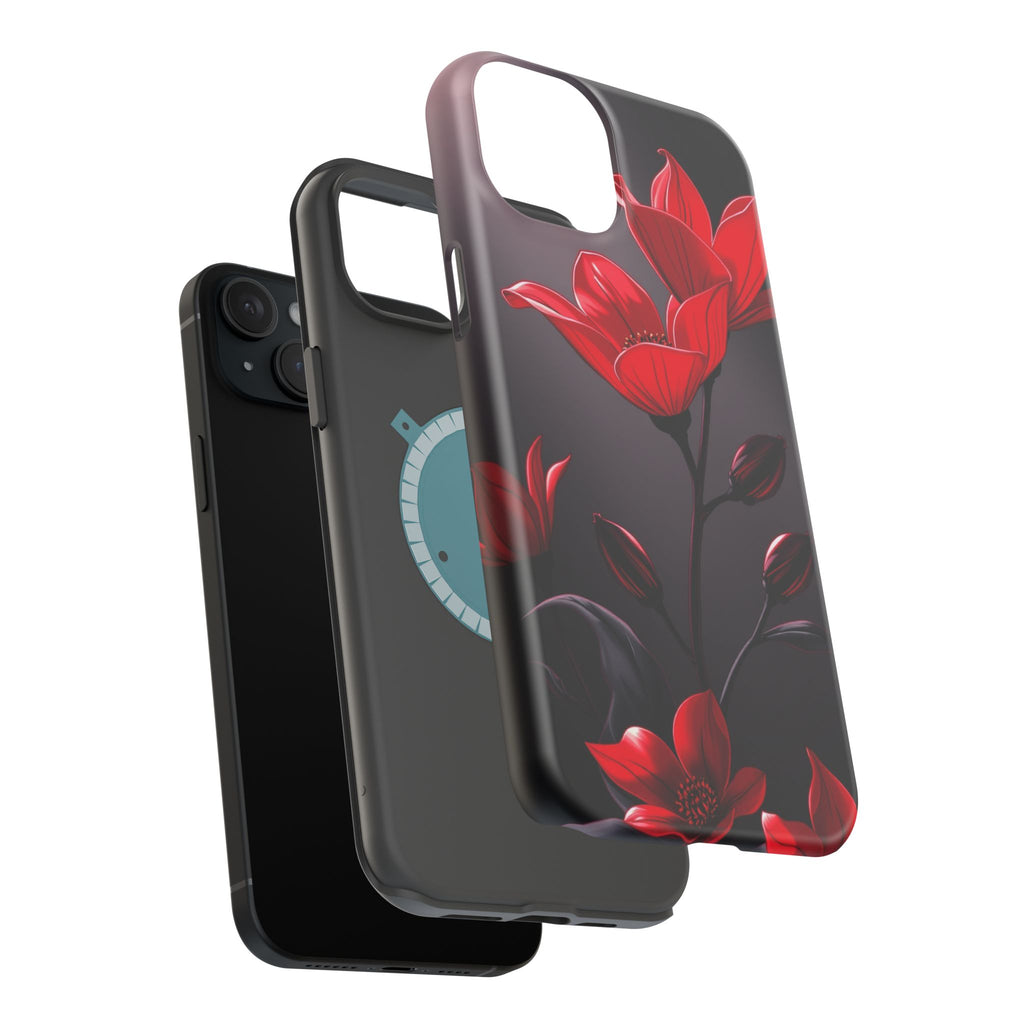 iPhone Dreamy Neon Floral Design Bold Modern Everyday Snap Case · iPhone Case