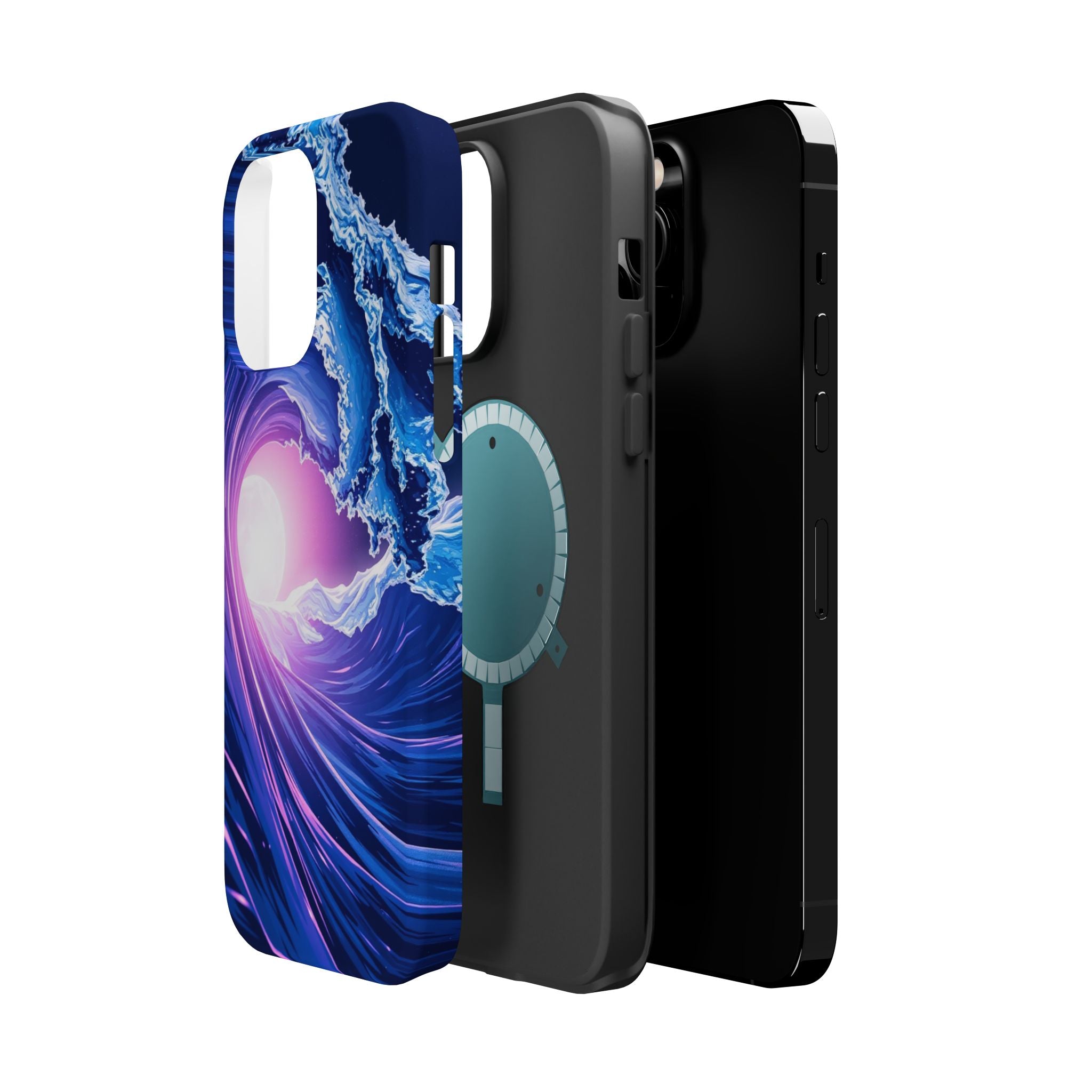 iPhone Holographic Wave Cinematic Art Slim Everyday Designer Case · iPhone Case