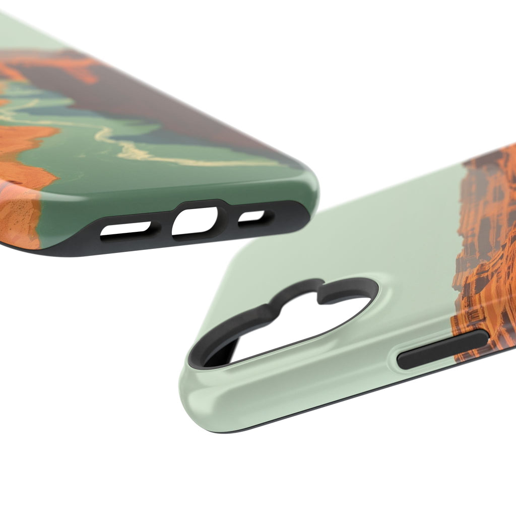 iPhone Burnt Orange And Sand River Canyon Slim iPhone Everyday Designer · iPhone