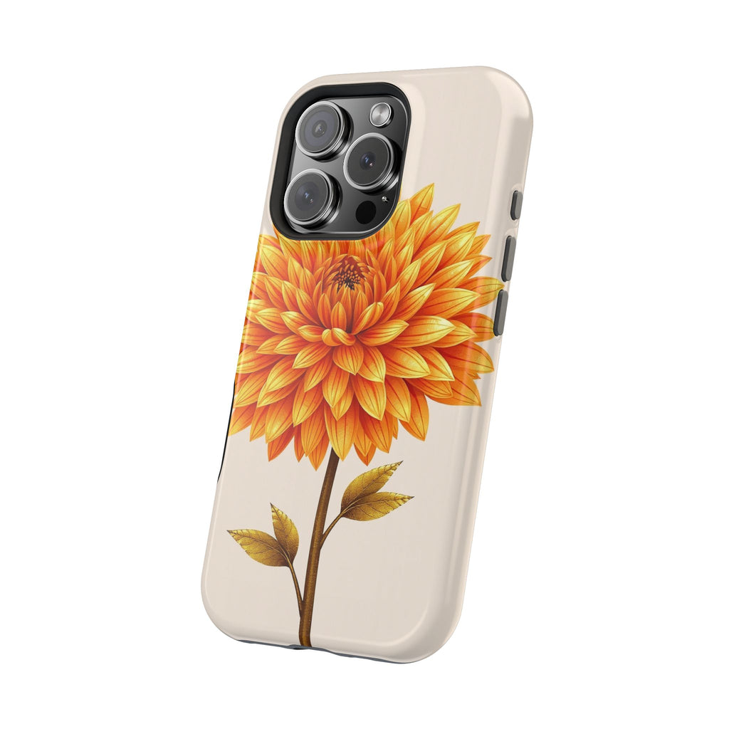 iPhone Chrysanthemum Classic Gold Foil Luxury Slim iPhone Everyday · iPhone Case