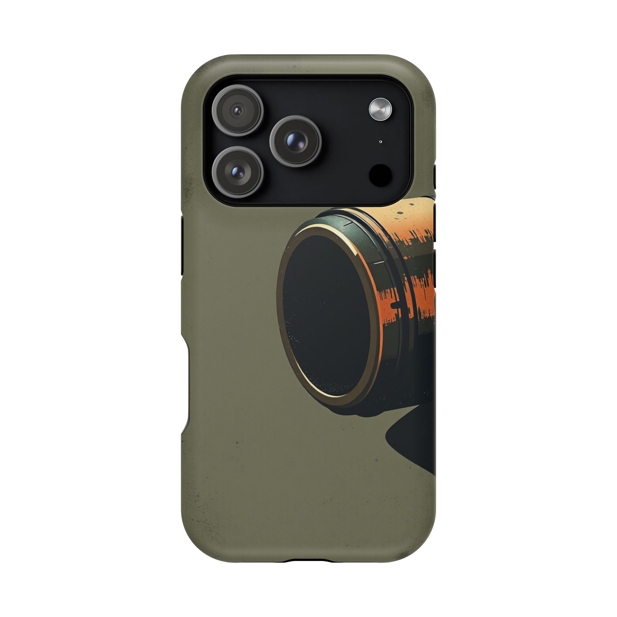 iPhone Charcoal And Copper Vintage Postcard Slim Everyday Designer Case · iPhone