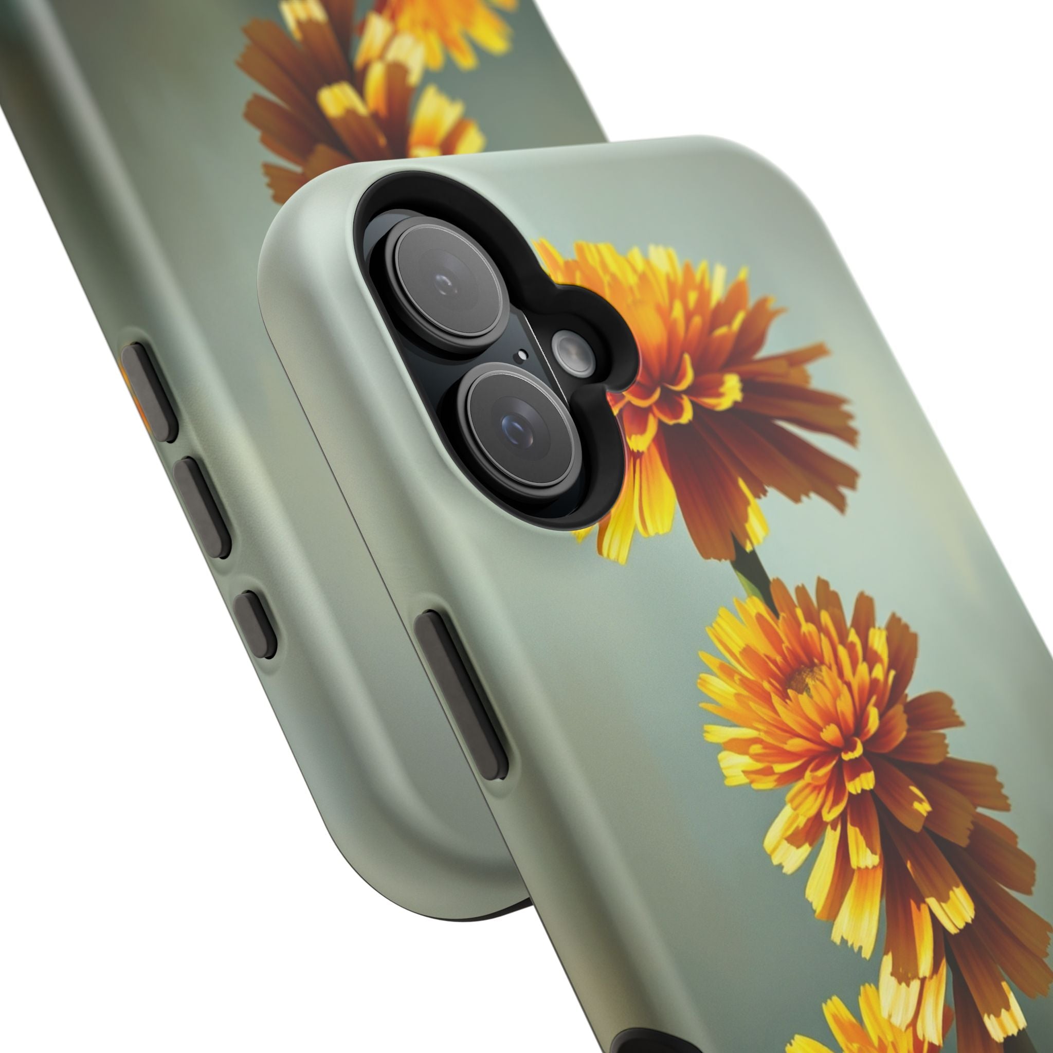 iPhone Ranunculus Stack Electric Art Slim Everyday Designer Case · iPhone Case