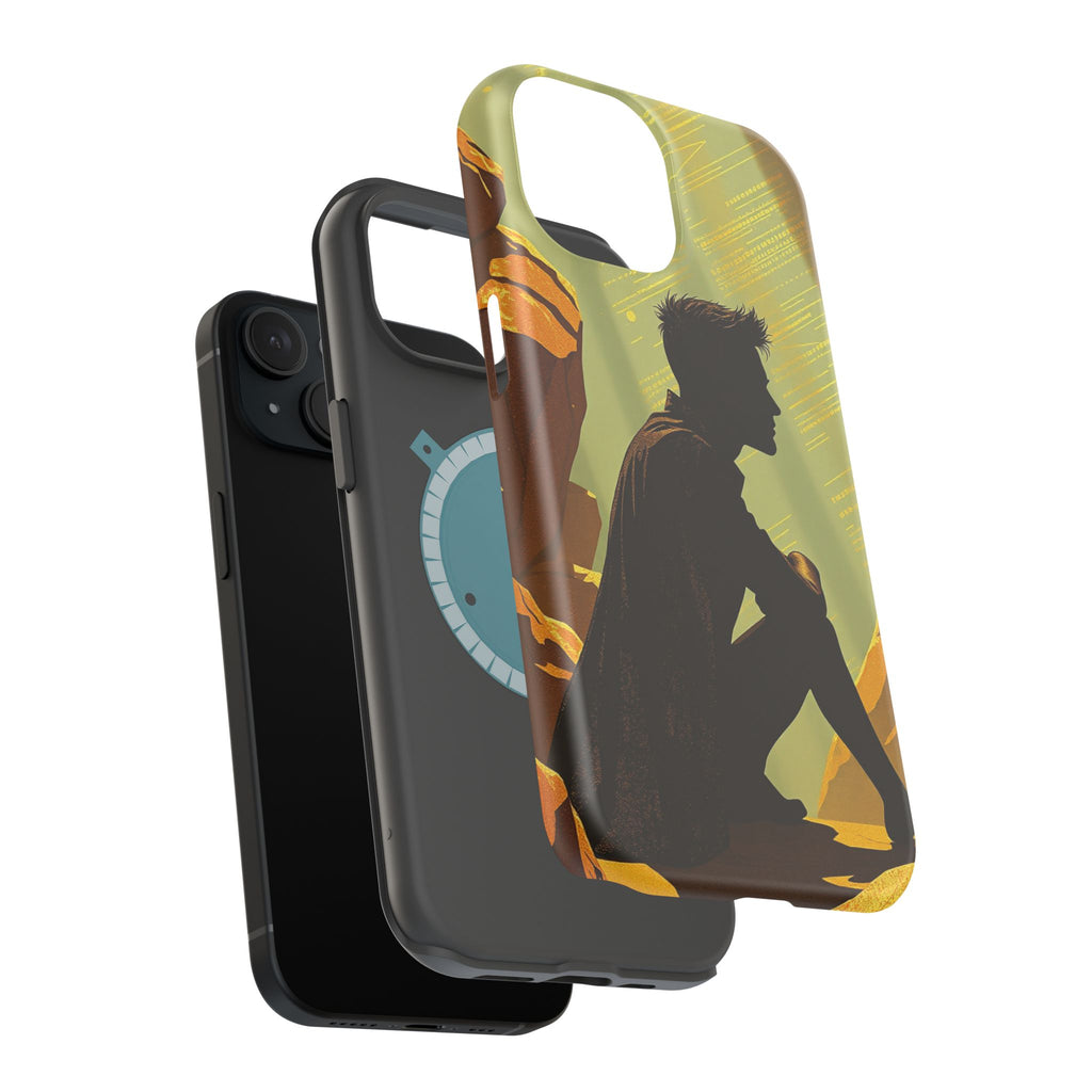 iPhone Mustard And Rust Overthinking Again Slim Everyday Designer Case · iPhone