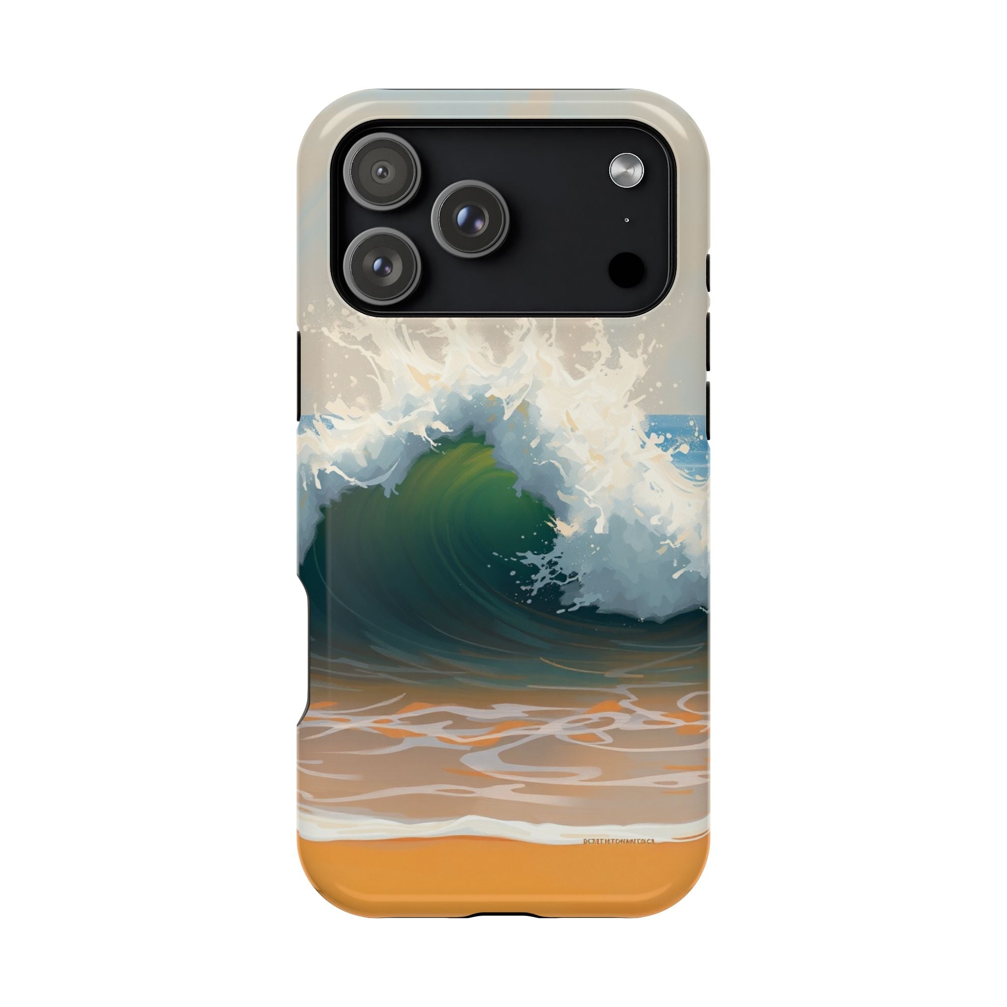 iPhone Radiant Ocean Wave Crash Design Slim Everyday Designer Case · iPhone Case