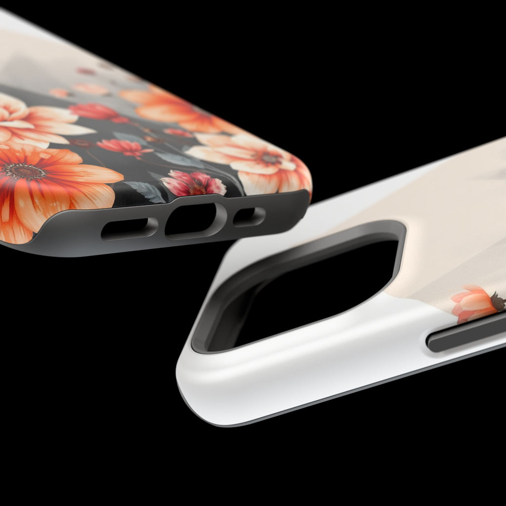 iPhone Floral Geometric Vibrant Design Slim Snap Case · iPhone Case