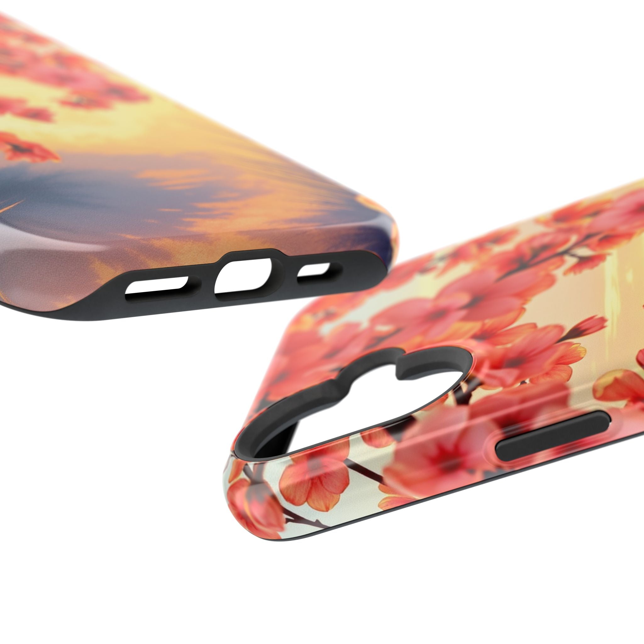 iPhone Sunset Amber And Peach Blossom Trail Slim Snap Cas Carry Case · iPhone Ca