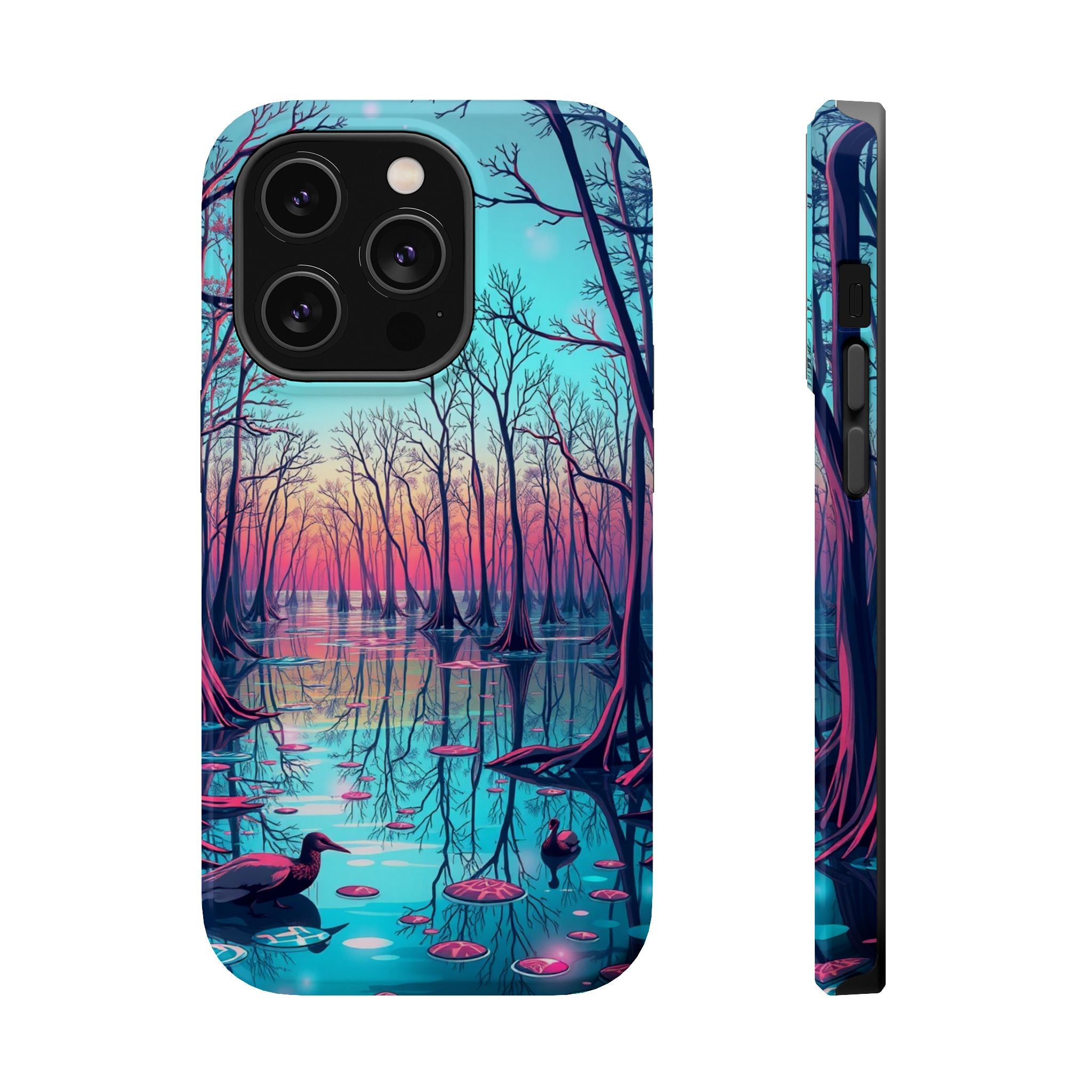 iPhone Cypress Swamp Holographic Iridescent Slim iPhone Everyday · iPhone Case