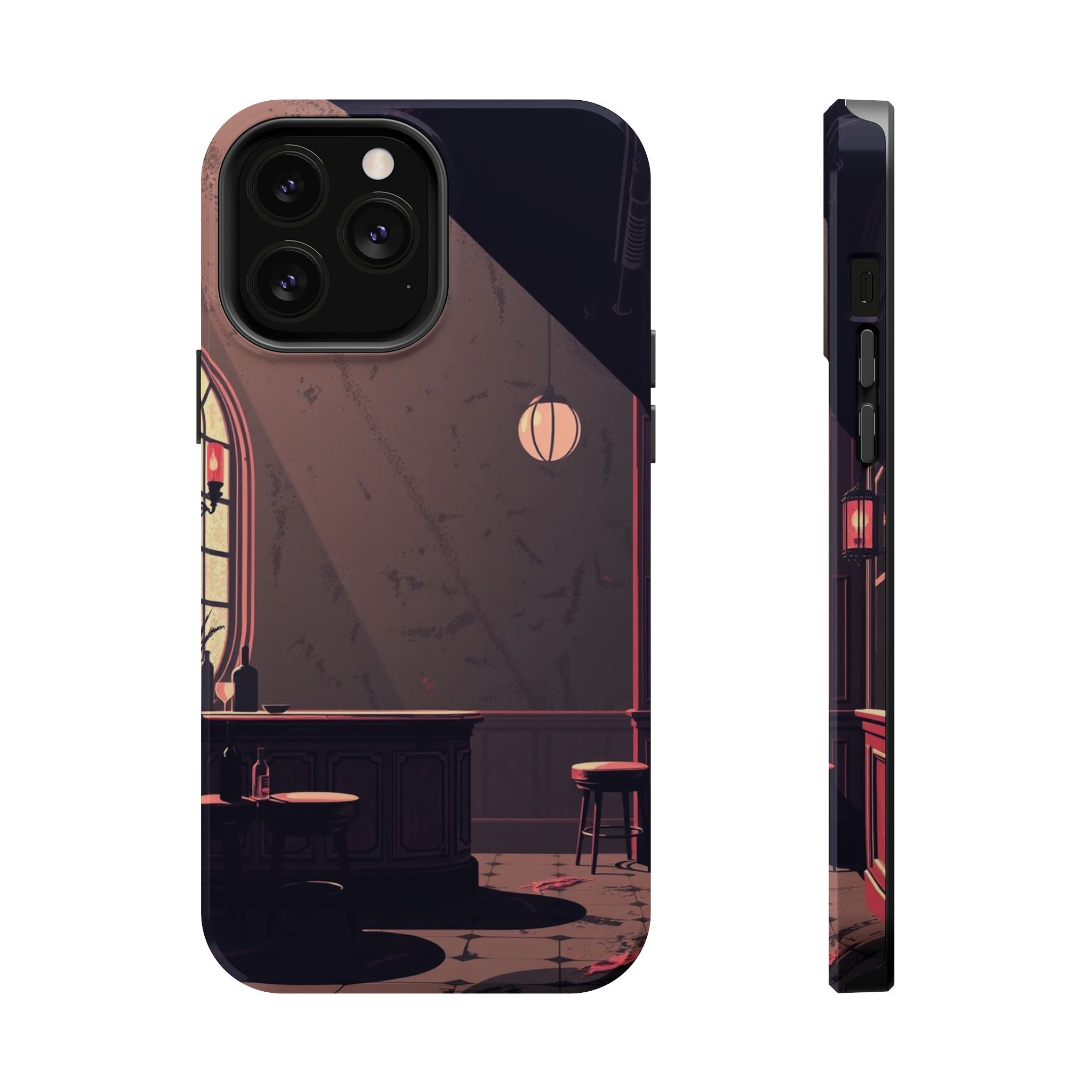 iPhone Speakeasy Dark Grunge Distressed Slim Everyday Designer Case · iPhone Cas