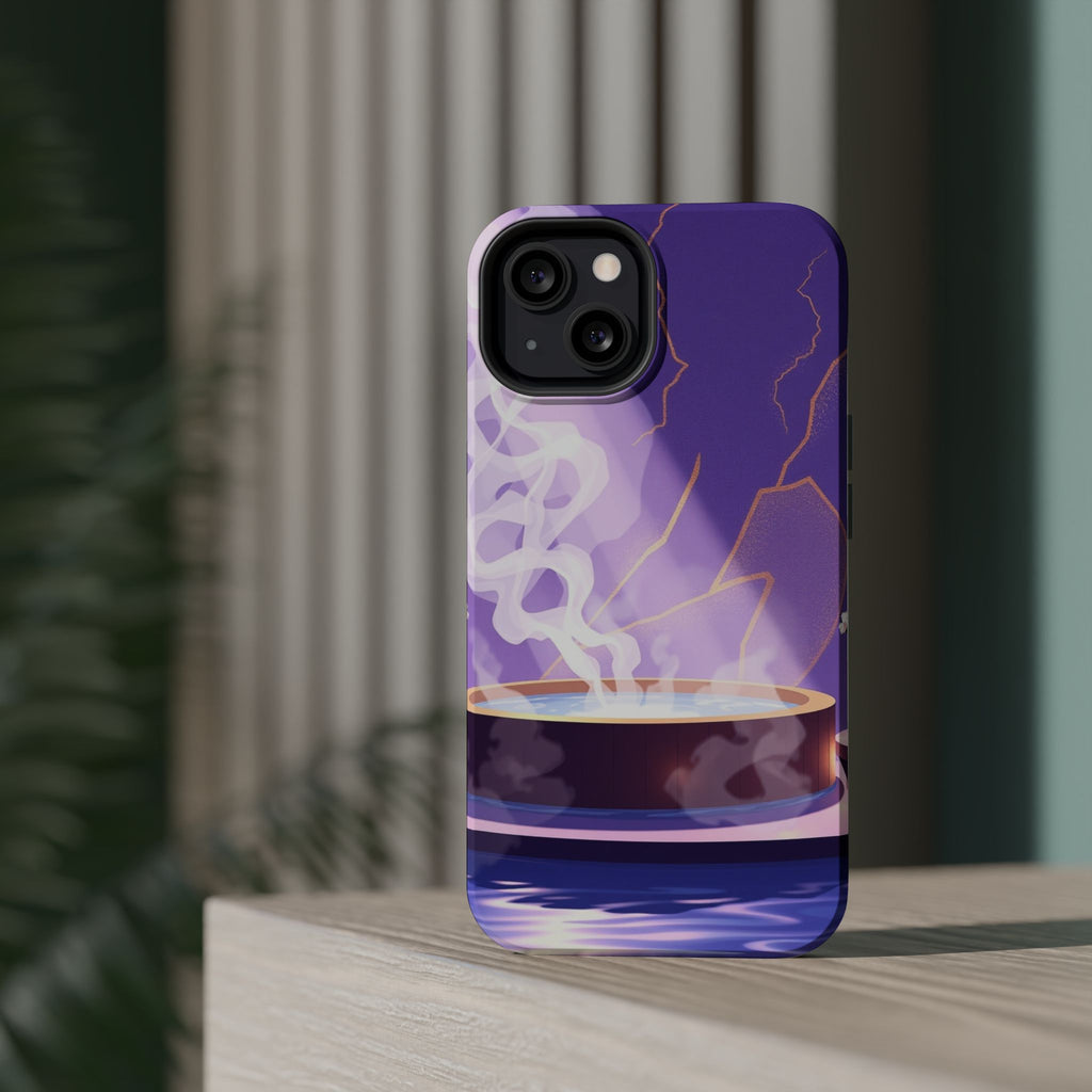 iPhone Hot Spring Steam Gold Foil Luxury Slim Everyday iPhone Designer · iPhone