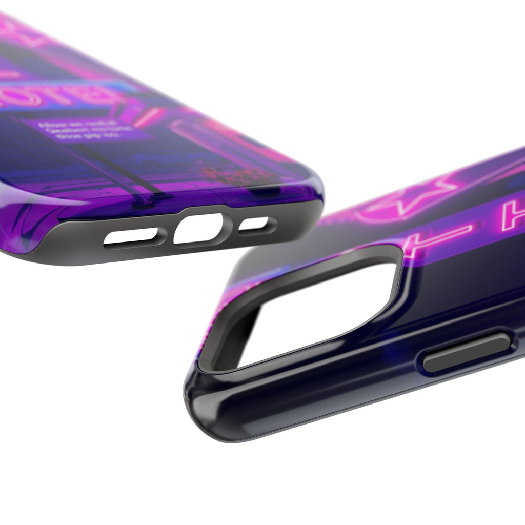 iPhone Neon Sign Motel Enchanted Art Slim Everyday Designer Case · iPhone Case