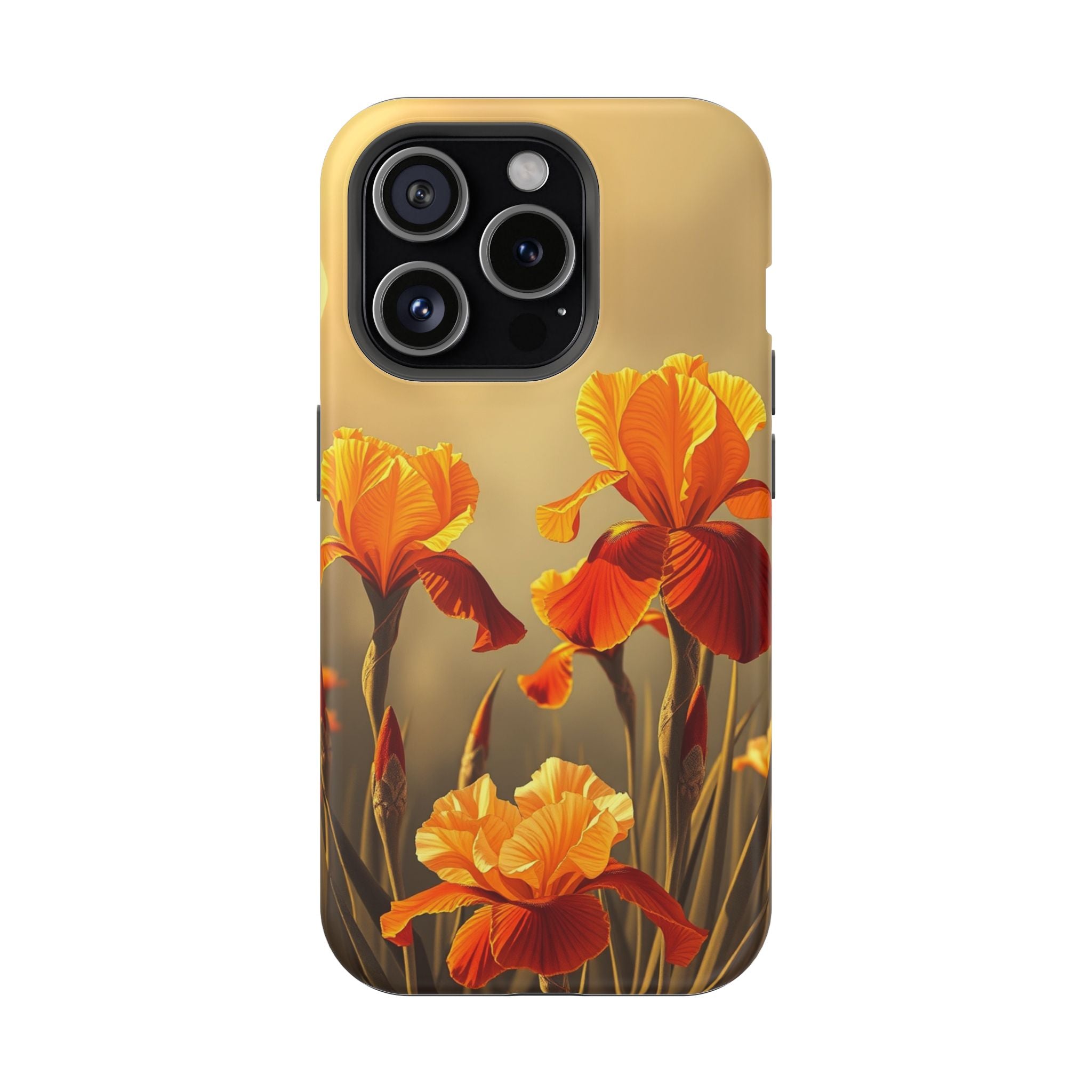 iPhone Iris Garden Gold Foil Luxury Slim Everyday Designer Case · iPhone Case