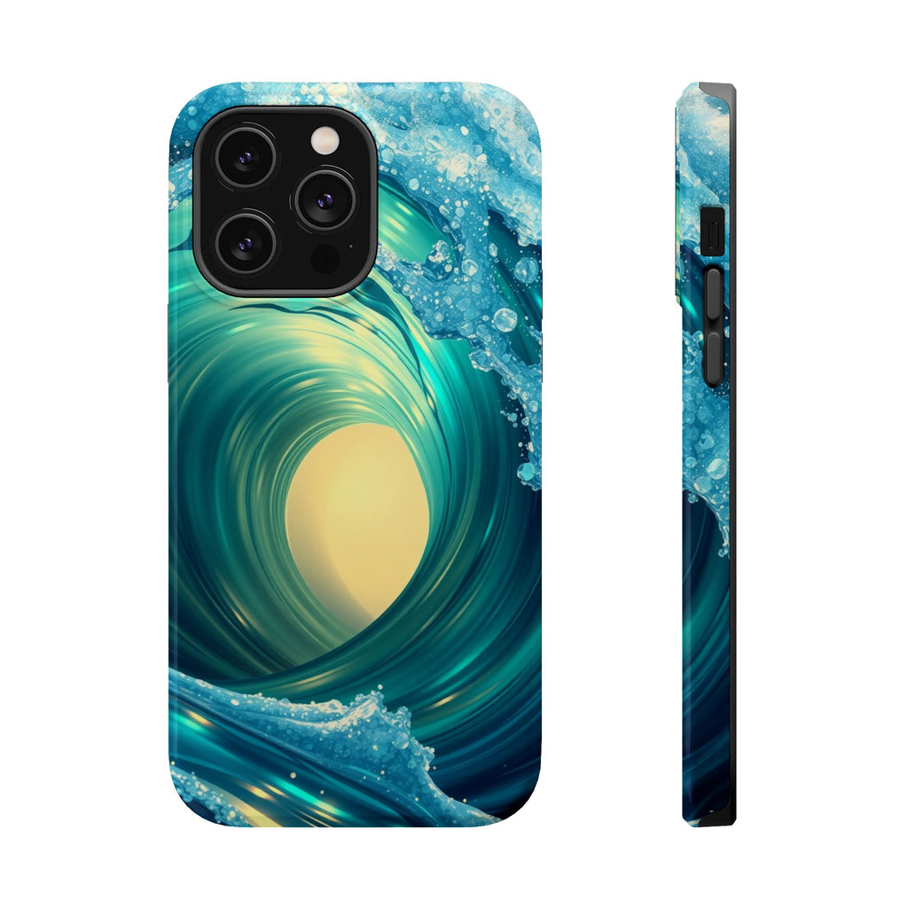 iPhone Ocean Wave Crash Holographic Iridescent Soft iPhone Finish · iPhone Case