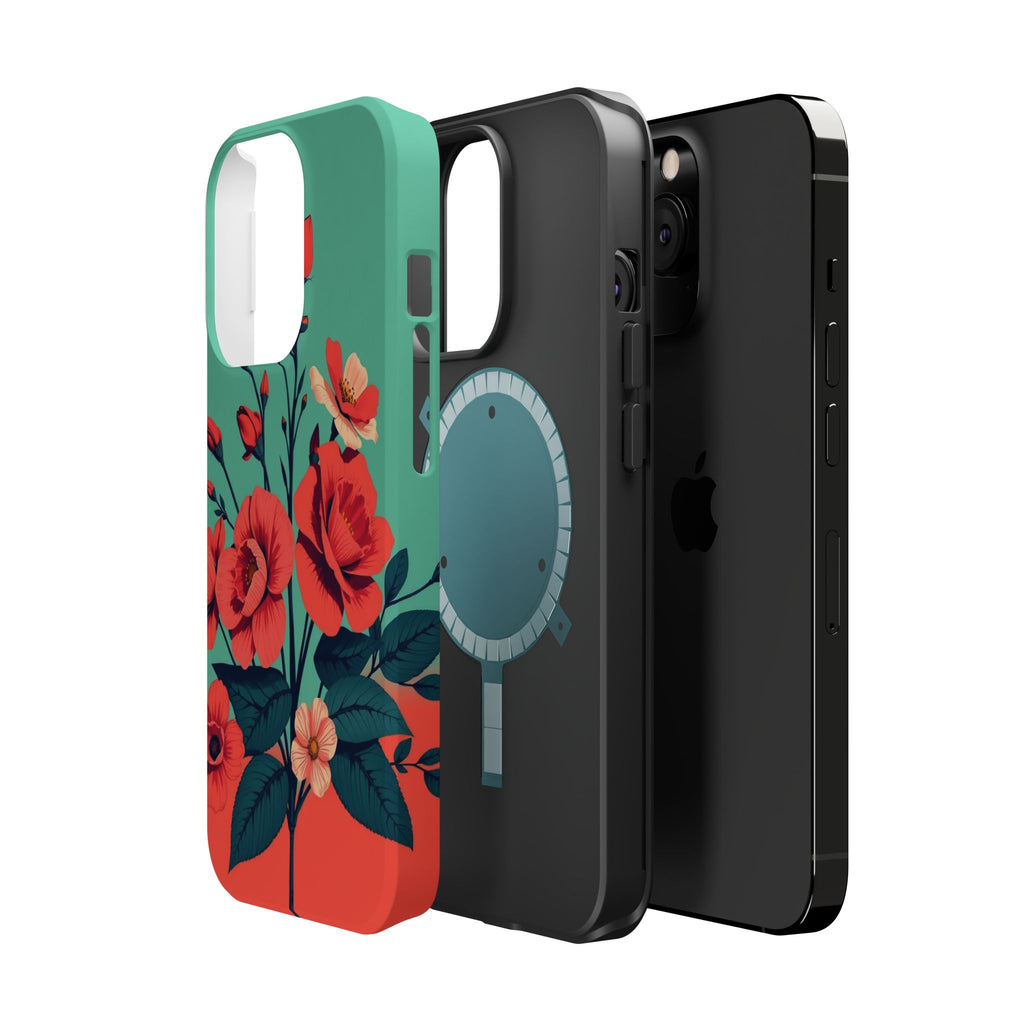 iPhone Pin-up Floral Cinematic Art Bold Modern Everyday Snap Case · iPhone Case
