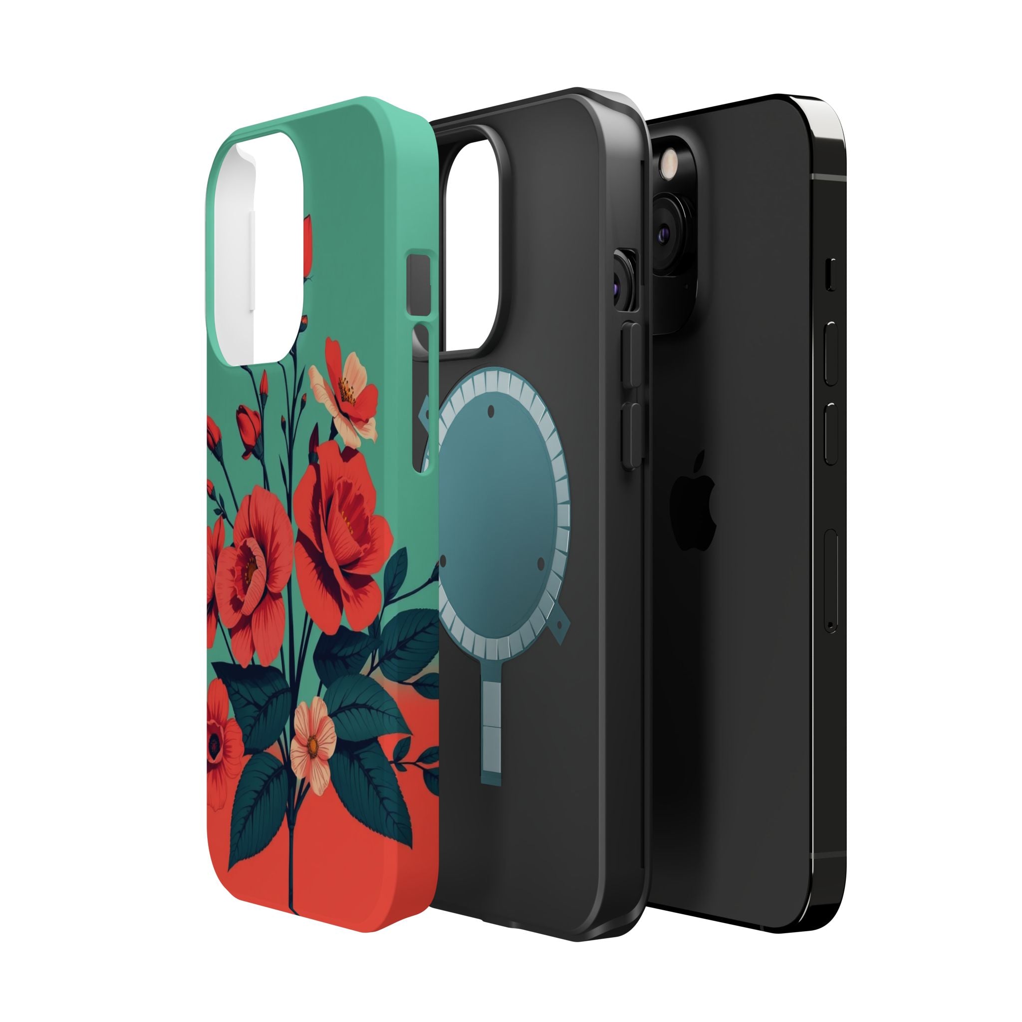 iPhone Pin-up Floral Cinematic Art Bold Modern Everyday Snap Case · iPhone Case