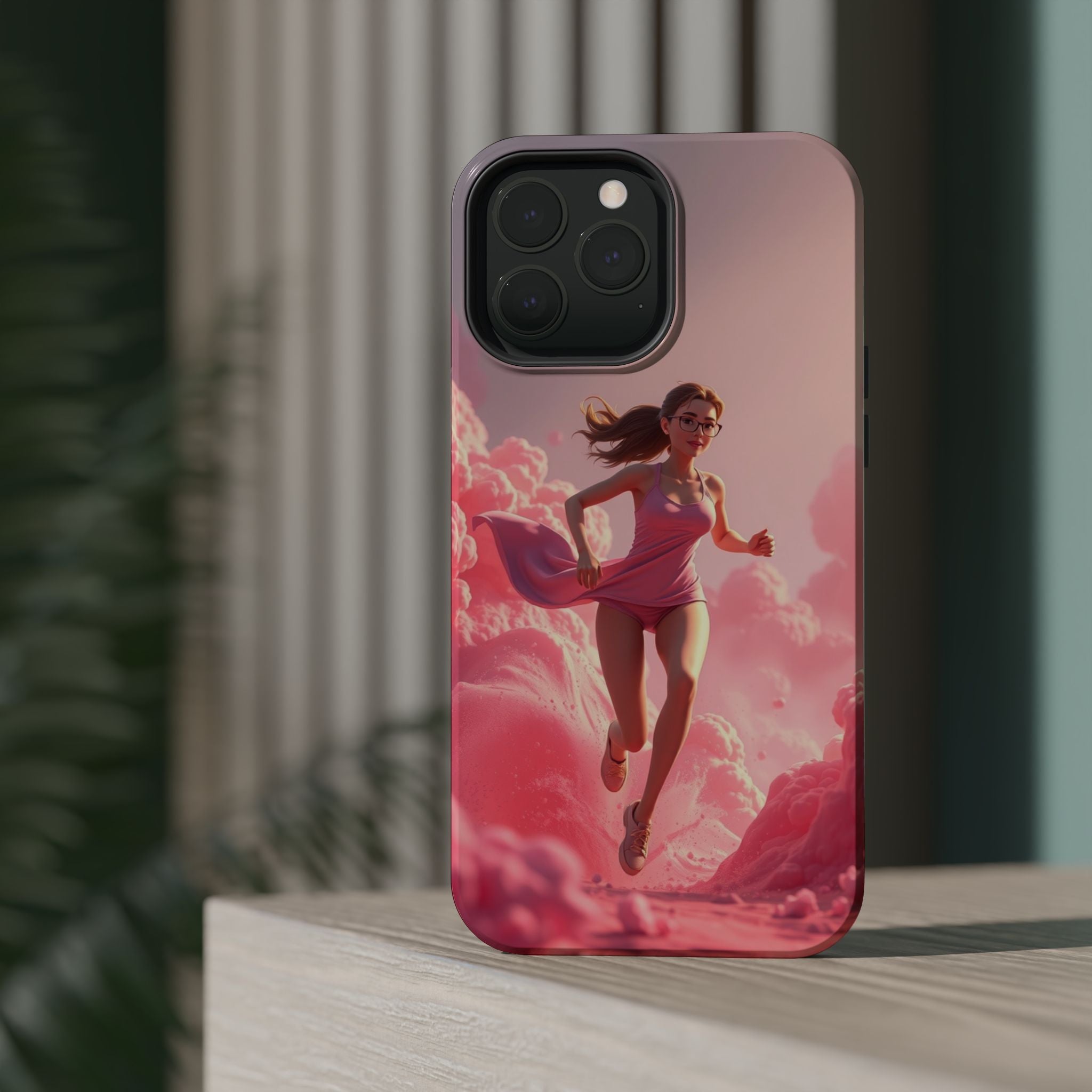iPhone on Fumes 3D Digital Bold Modern Everyday Snap Case · iPhone Case