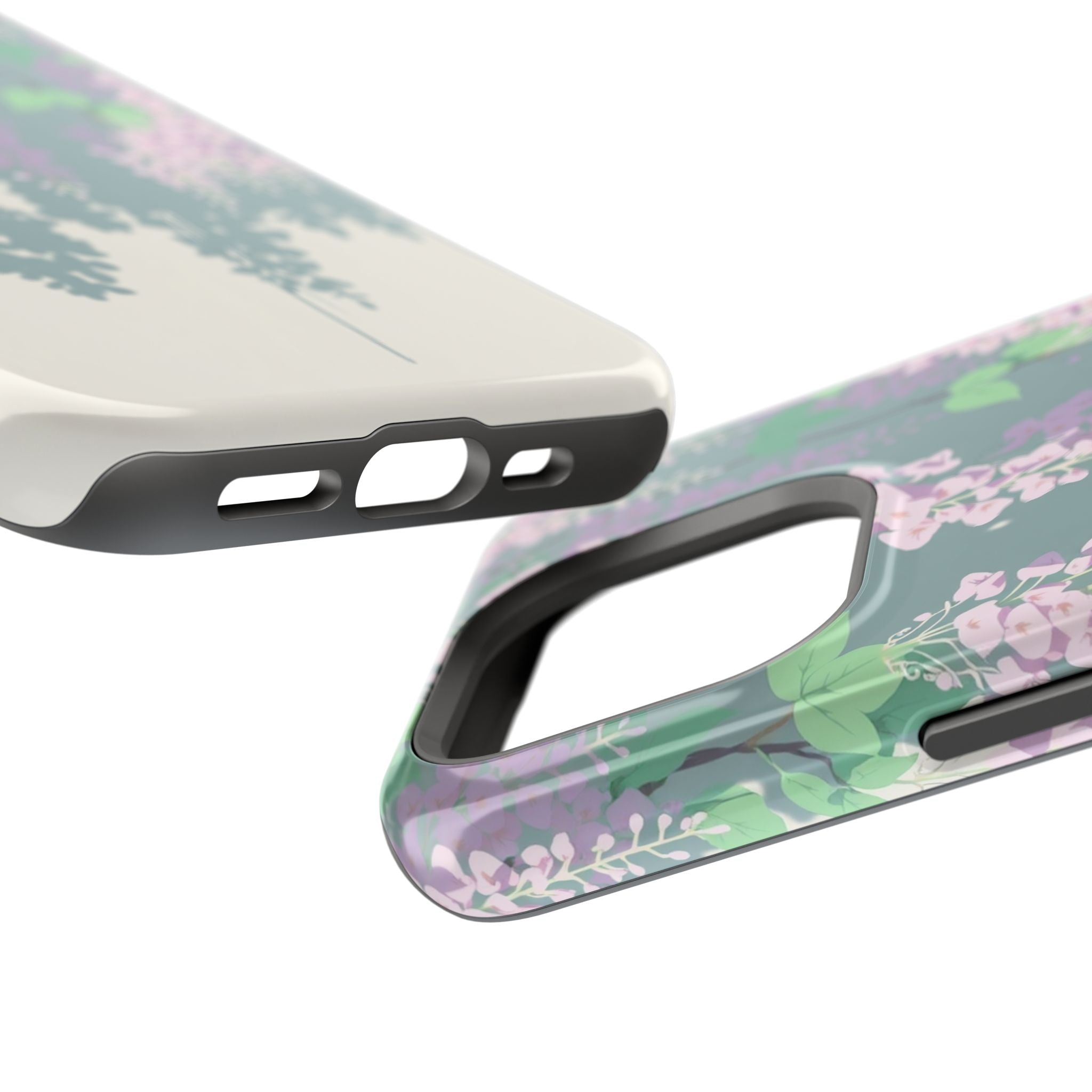 iPhone Dreamy Wisteria Cascade Design Slim Everyday Designer Case · iPhone Case