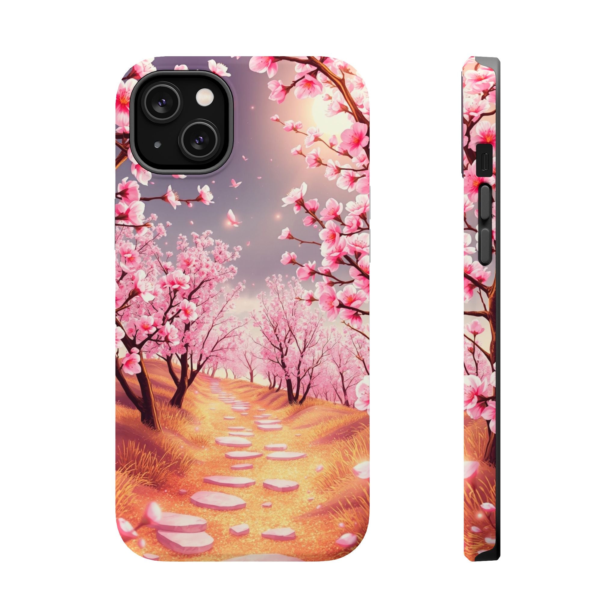 iPhone Dreamy Blossom Trail Design 14 Slim Everyday Designer Case · iPhone Case