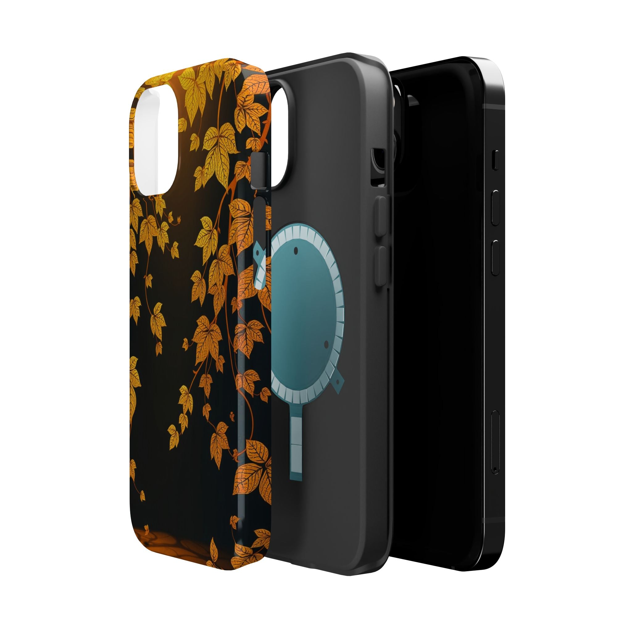 iPhone Mustard And Rust Art Nouveau Vine Slim Everyday iPhone 14 · iPhone Case