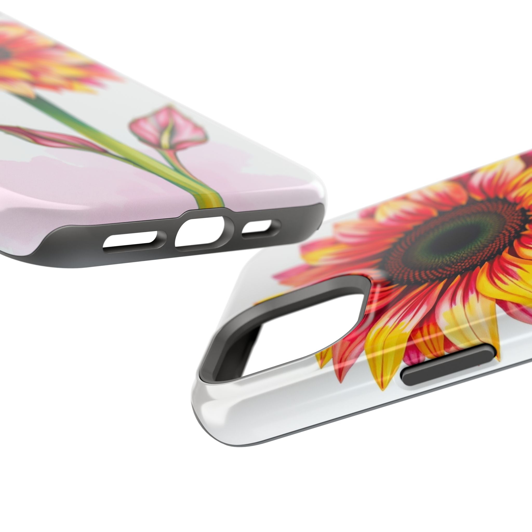 iPhone Sunflower Pop Vibrant Watercolor Slim Snap Case · iPhone Case