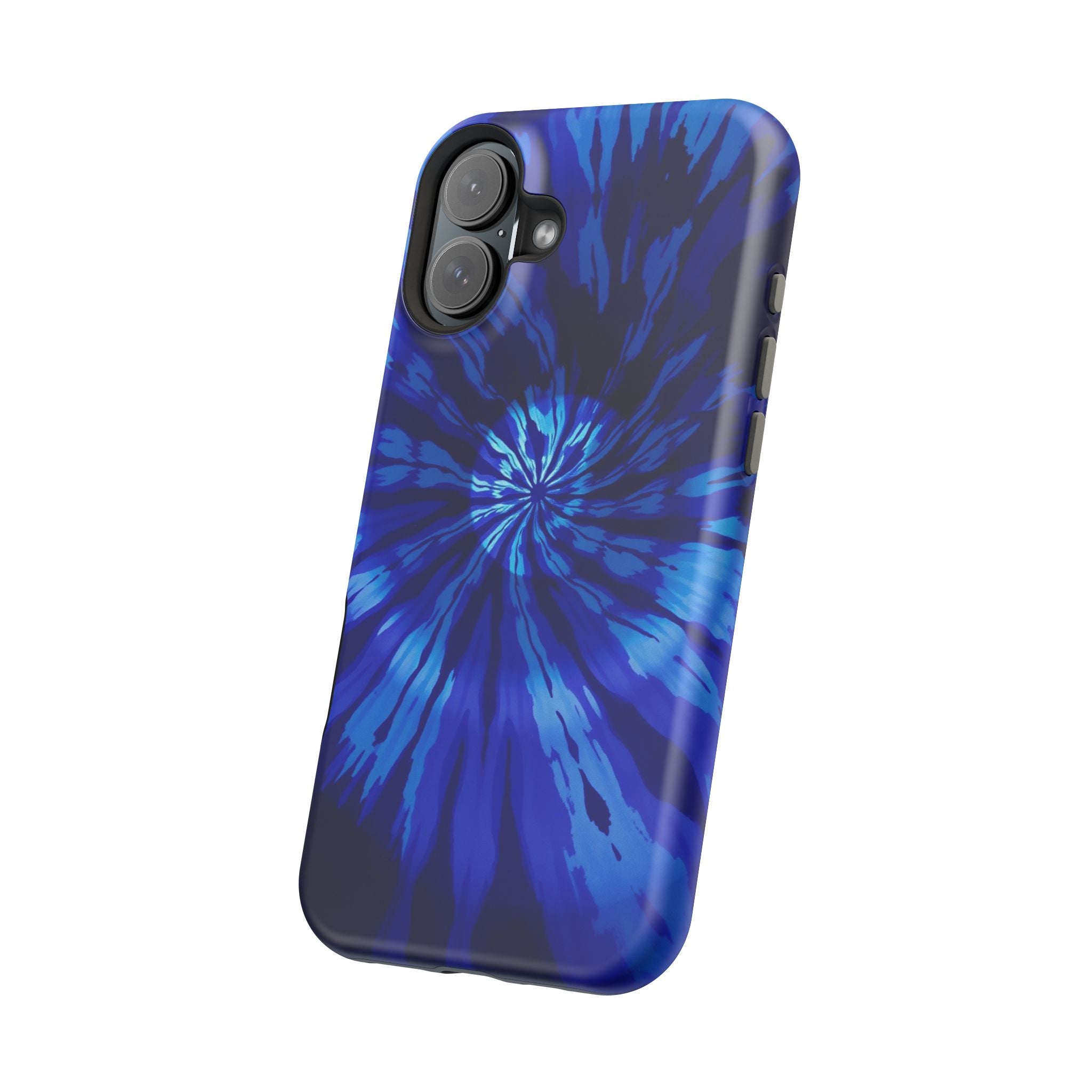 iPhone Tie-Dye Vortex Dark Gothic Ink Slim Everyday Designer Case · iPhone Case