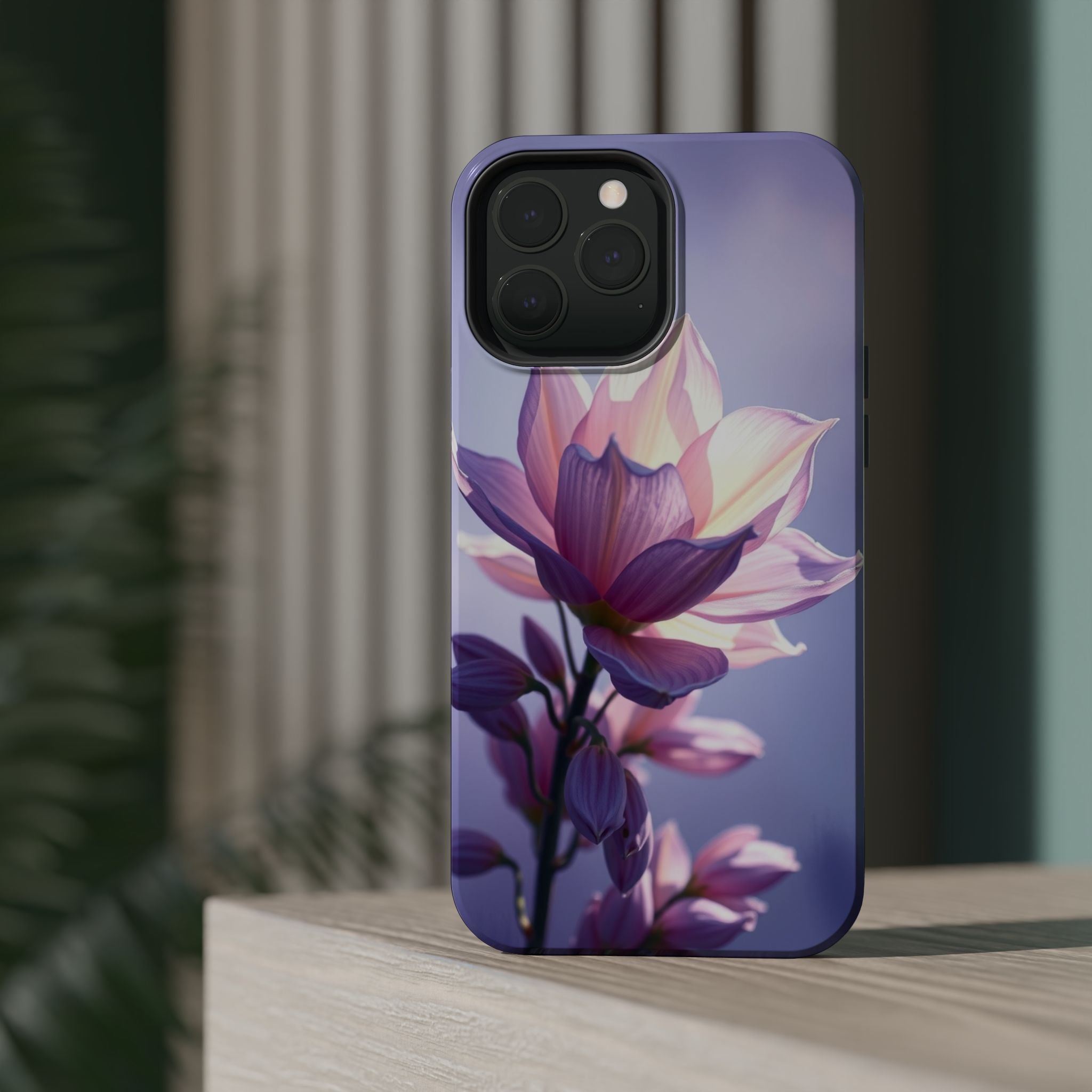 iPhone Floral Ombre Electric Art Bold Modern Everyday Snap Case · iPhone Case