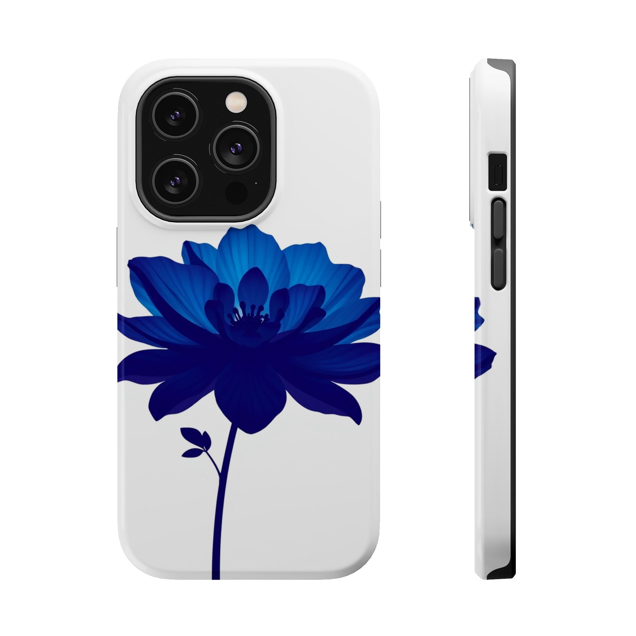 iPhone Serene Floral Silhouette Design Slim Everyday Designer Case · iPhone Case