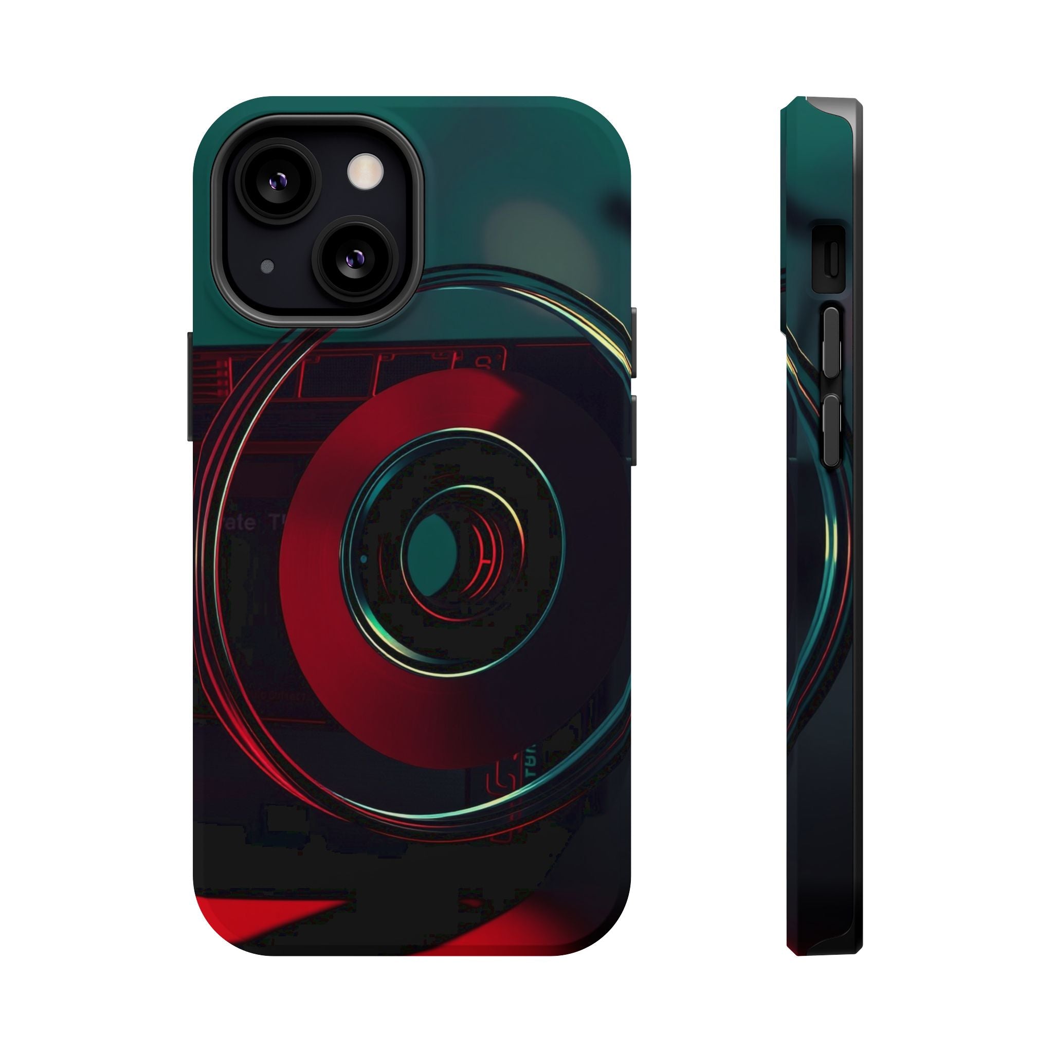 iPhone Vibrant Cassette Tape Rewind Design Slim Everyday Designer Case · iPhone