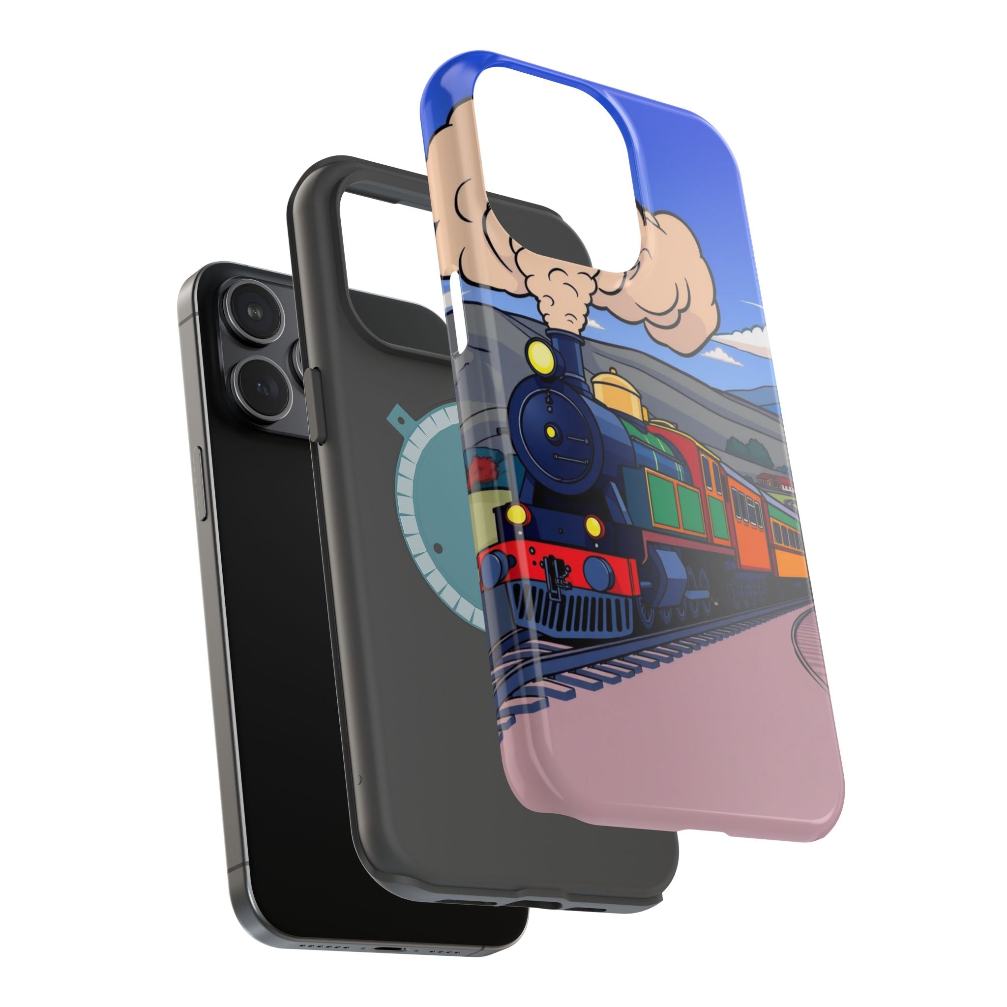 iPhone Steam Locomotive Puff Kids Fun iPhone Phone Case Gift Slim · iPhone Case