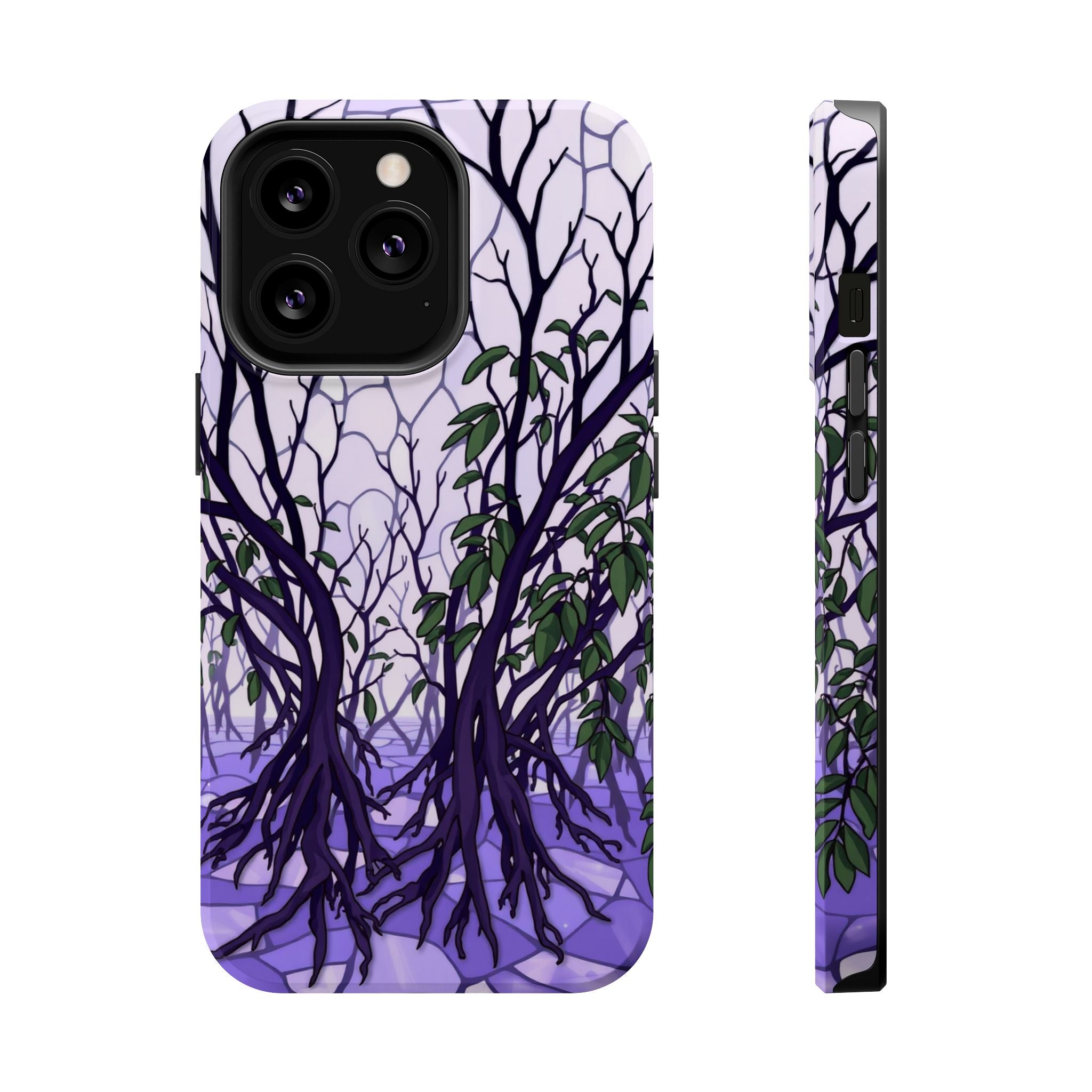 iPhone Lavender And Pearl Mangrove Roots Slim Everyday iPhone Designer · iPhone