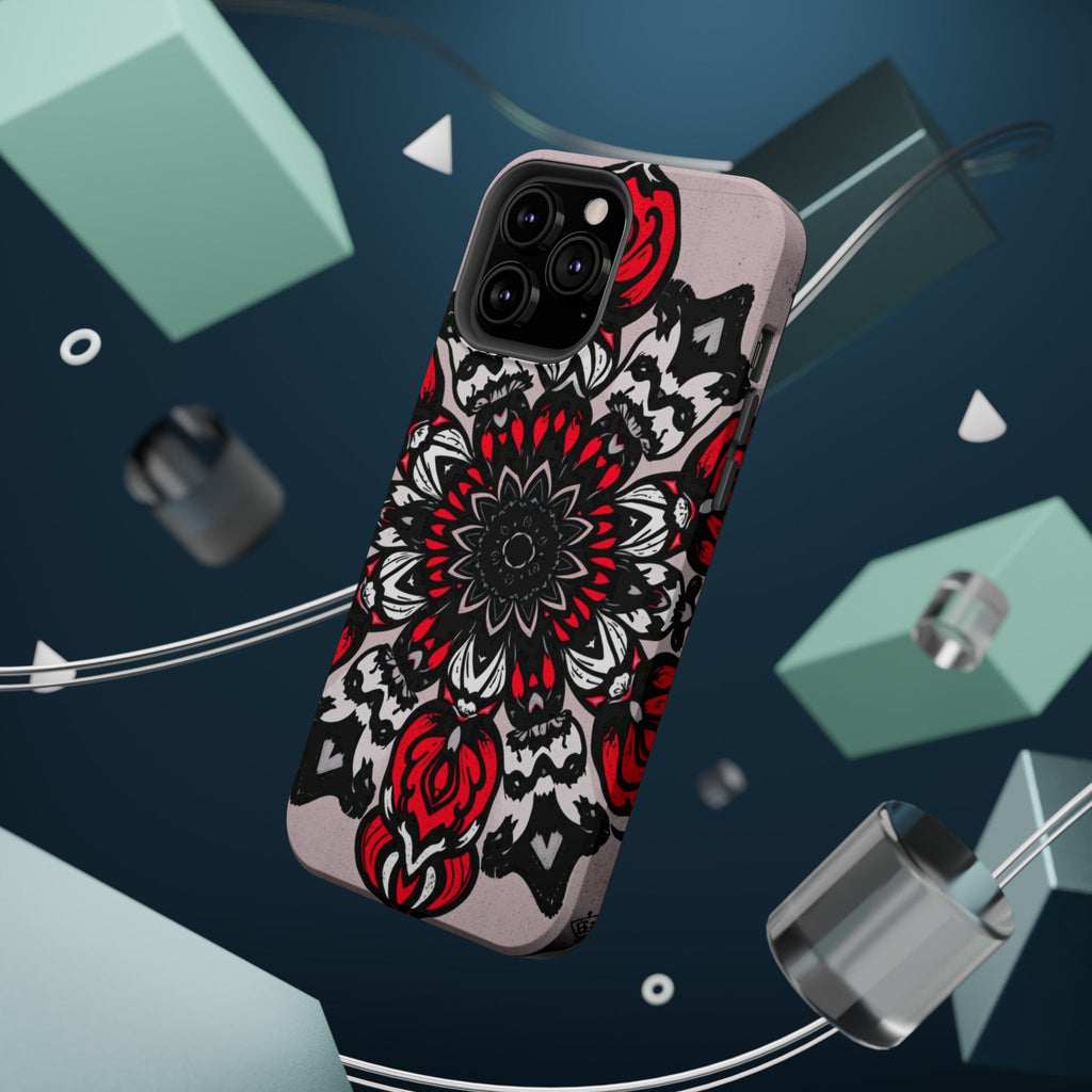 iPhone Floral Mandala Bold Art Slim Everyday Designer Case · iPhone Case