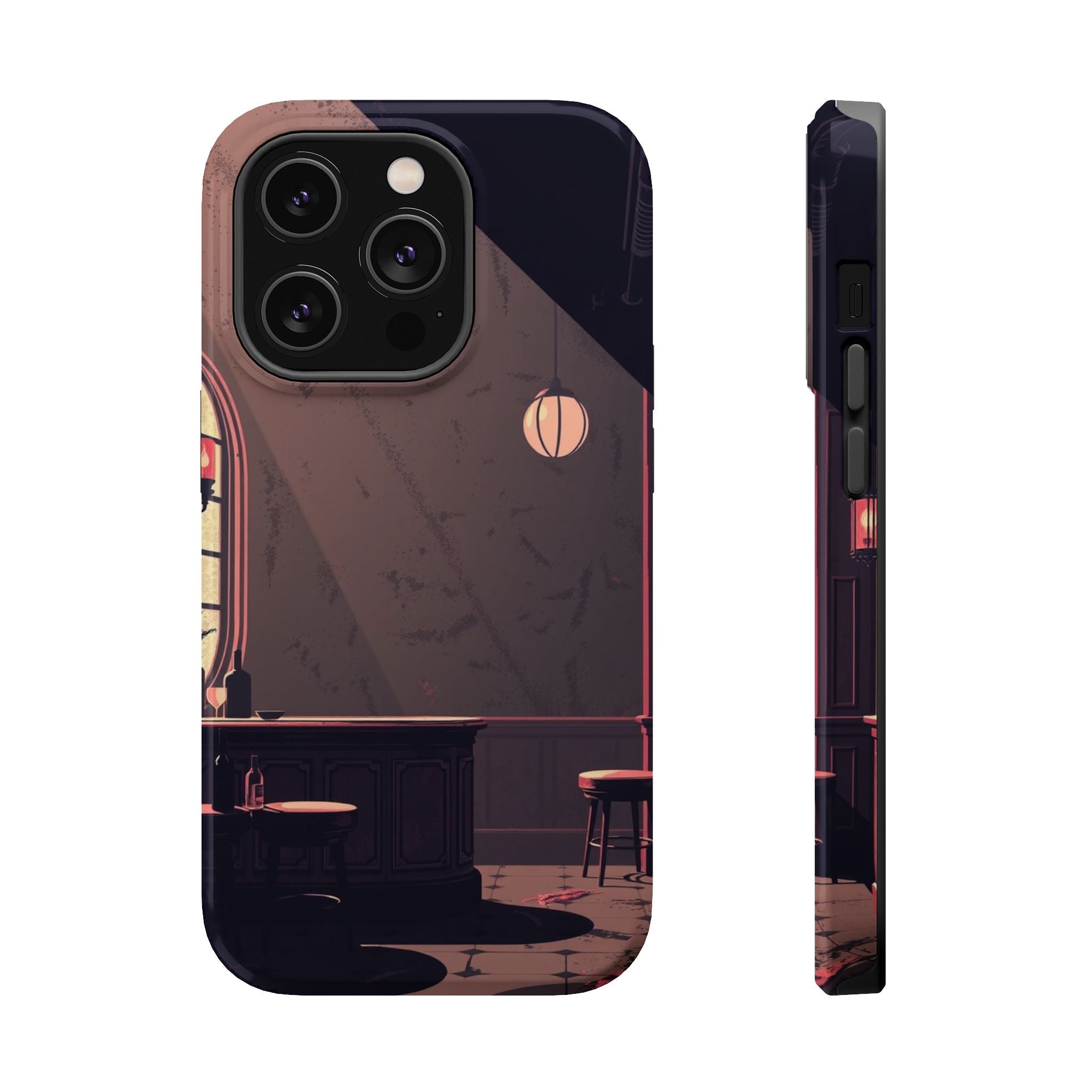 iPhone Speakeasy Dark Grunge Distressed Slim Everyday Designer Case · iPhone Cas