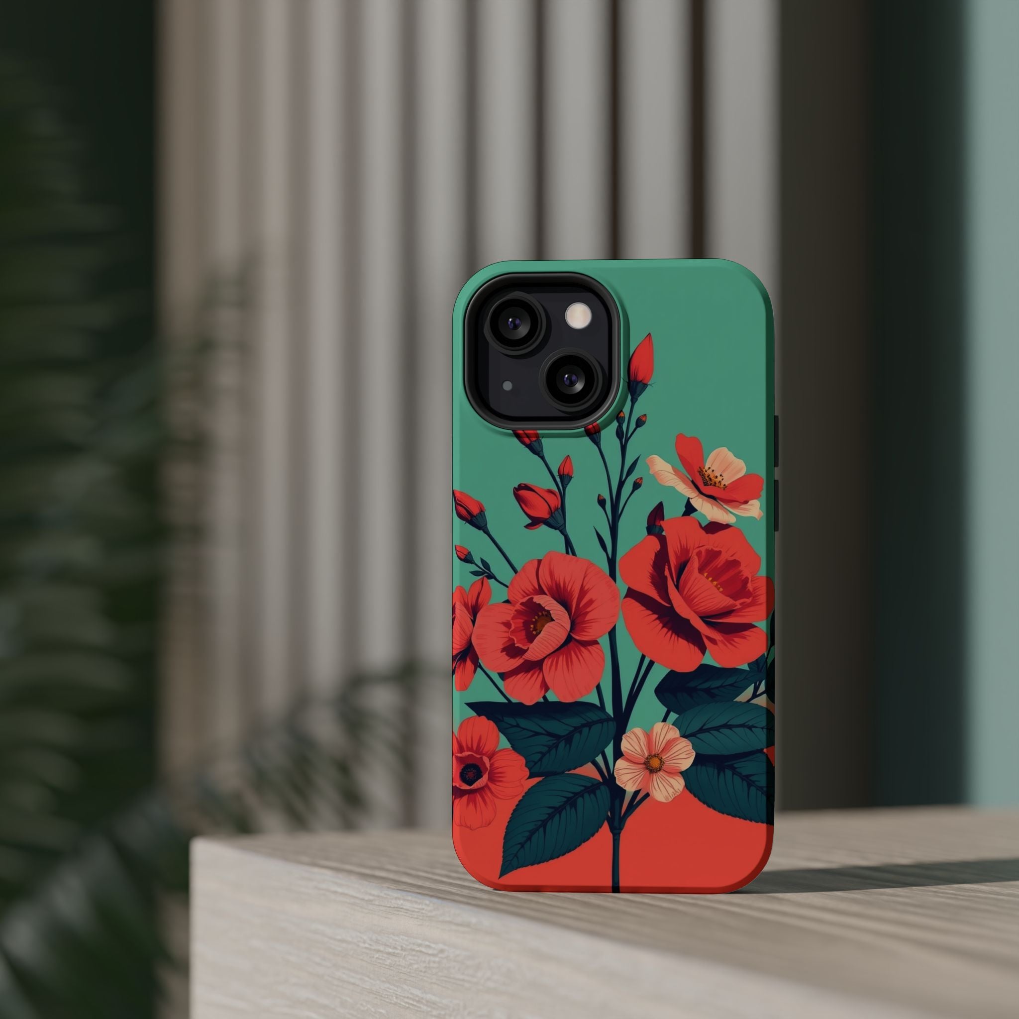 iPhone Pin-up Floral Cinematic Art Bold Modern Everyday Snap Case · iPhone Case