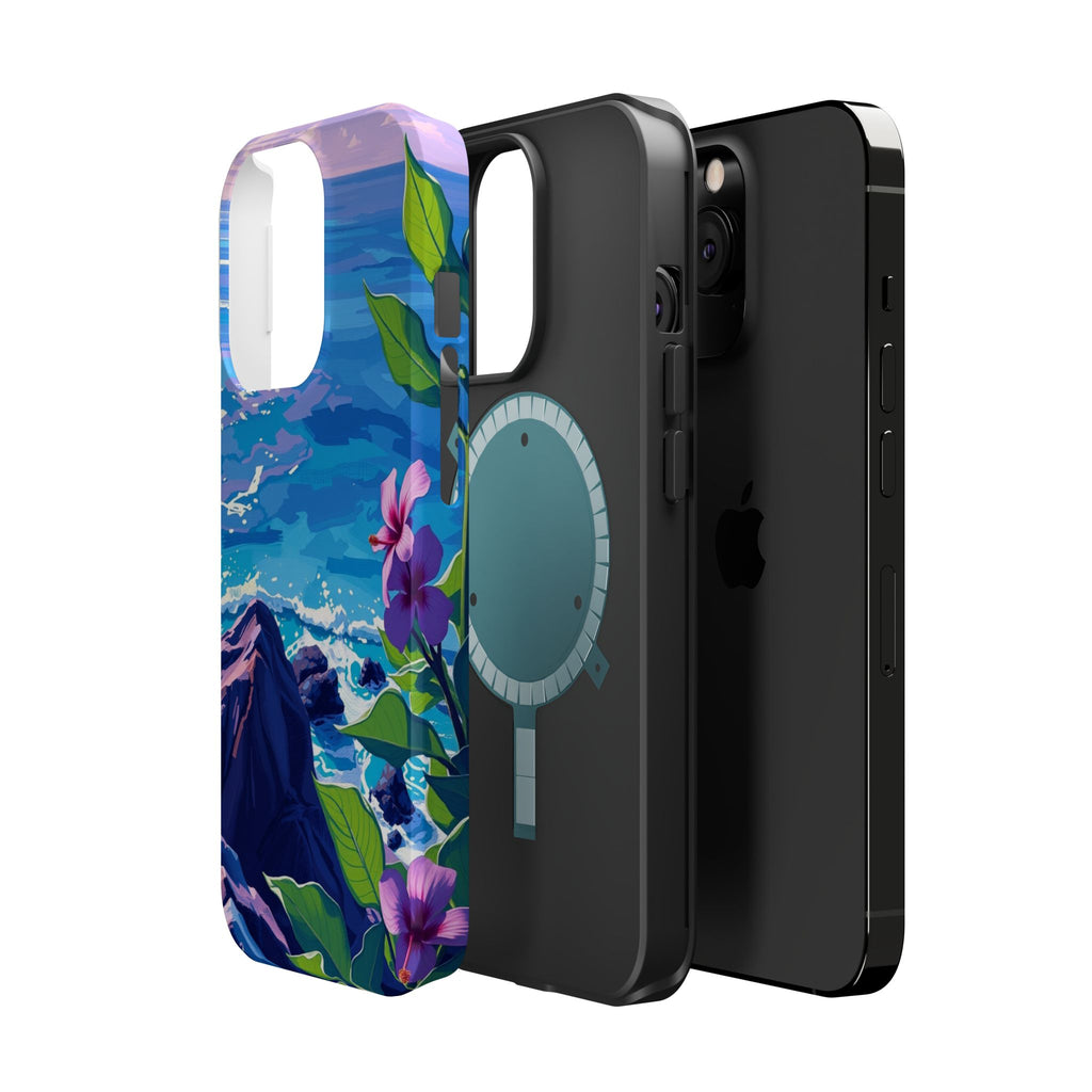 iPhone Hibiscus Coast Enchanted Art Slim Everyday Designer Case · iPhone Case