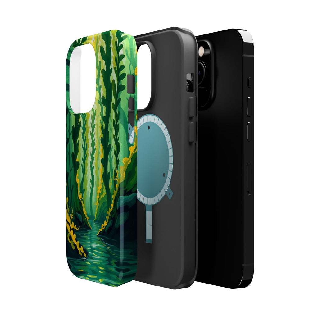 iPhone Kelp Forest Oil Painting Impressionist Slim iPhone Everyday · iPhone Case