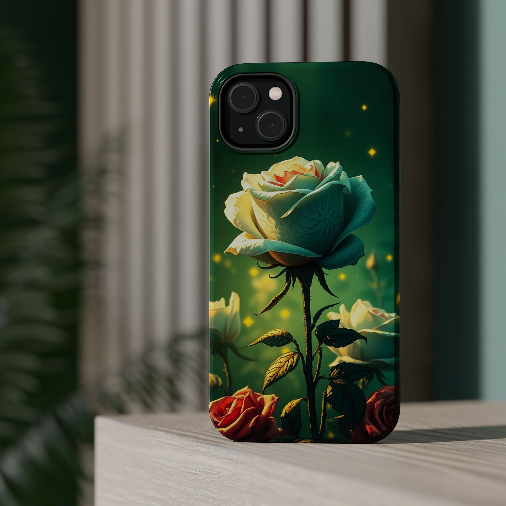 iPhone Earthy Rose Garden Design Bold Modern Everyday Snap Case · iPhone Case