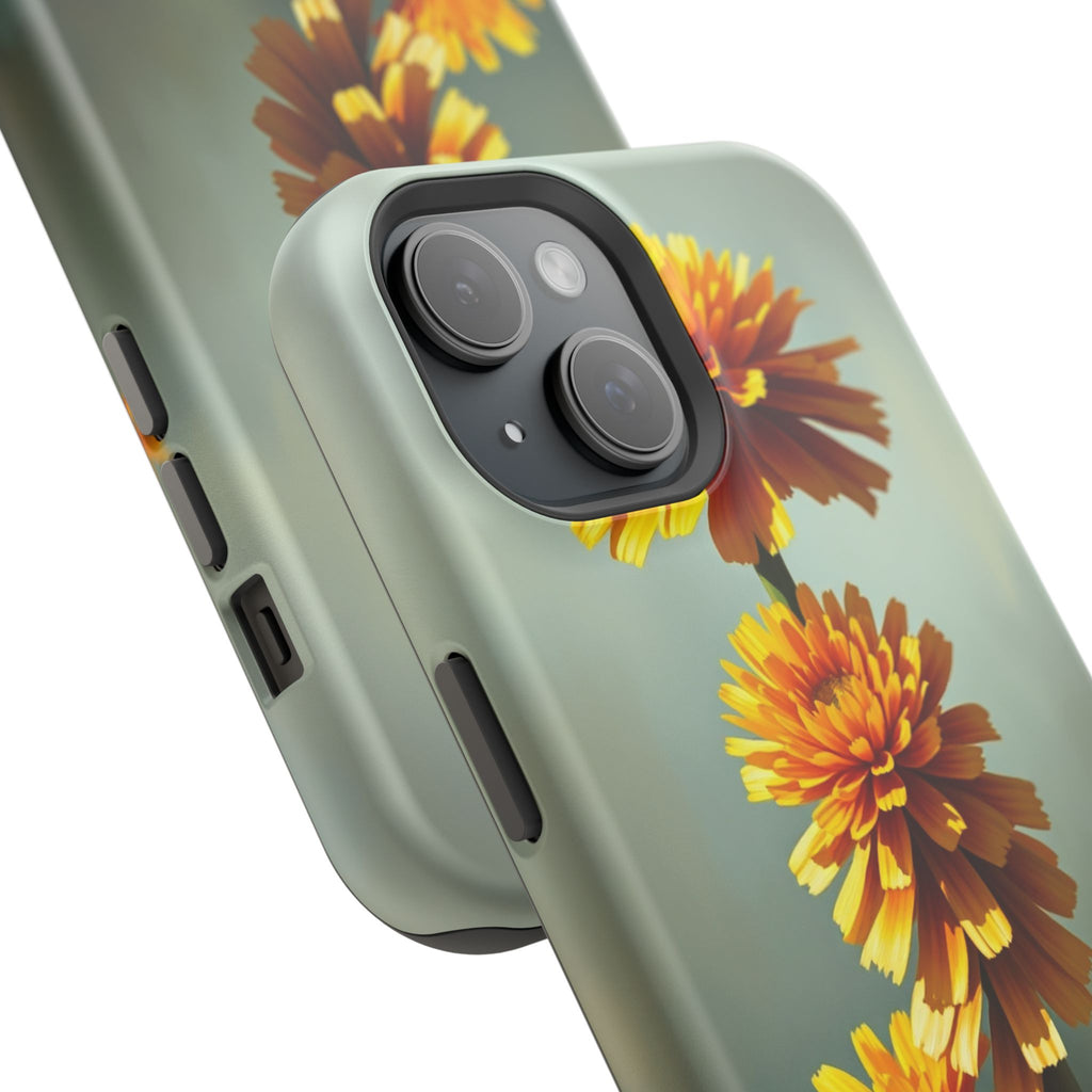 iPhone Ranunculus Stack Electric Art Slim Everyday Designer Case · iPhone Case