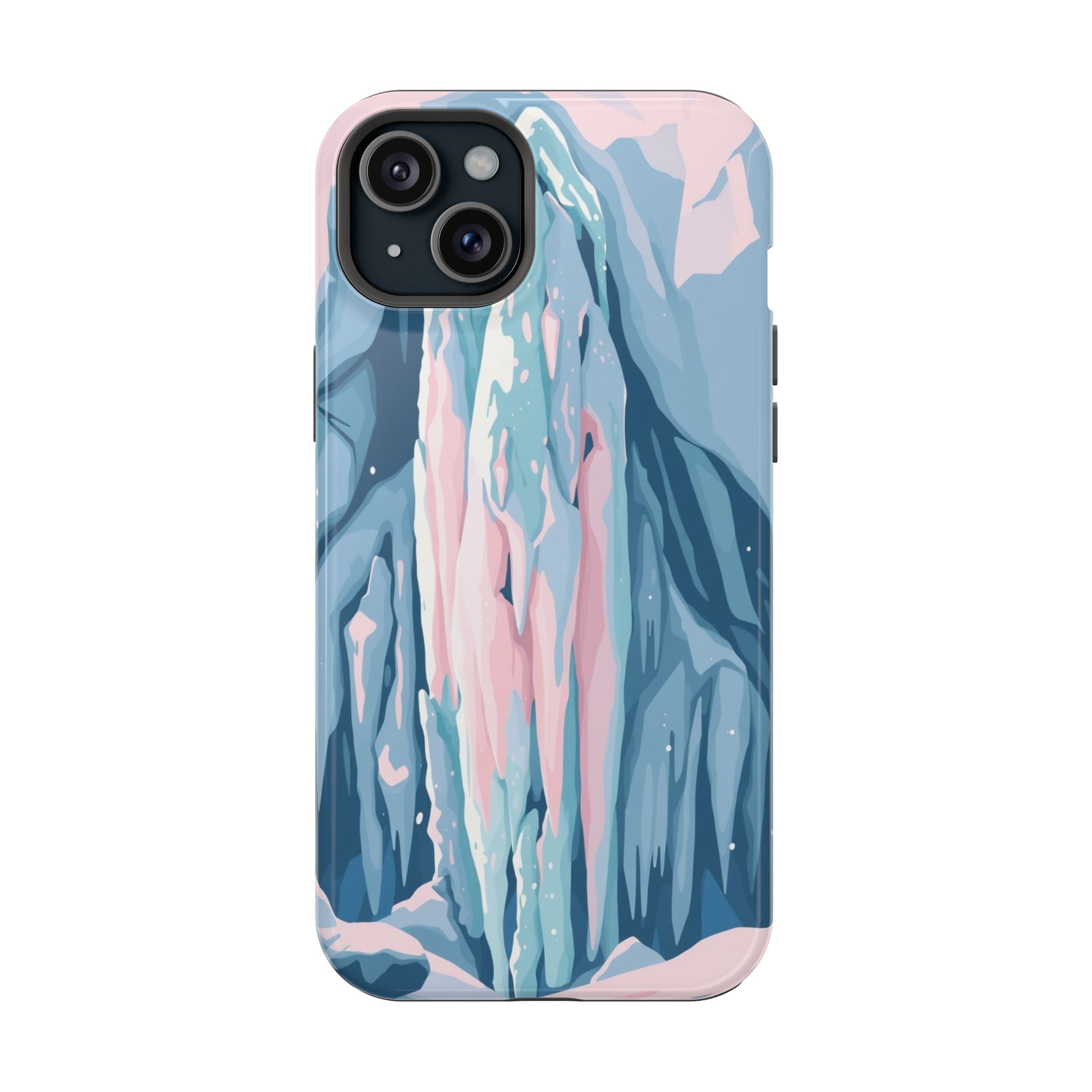 iPhone Mint And Blush Icicle Formation Slim Everyday Designer Case · iPhone Case