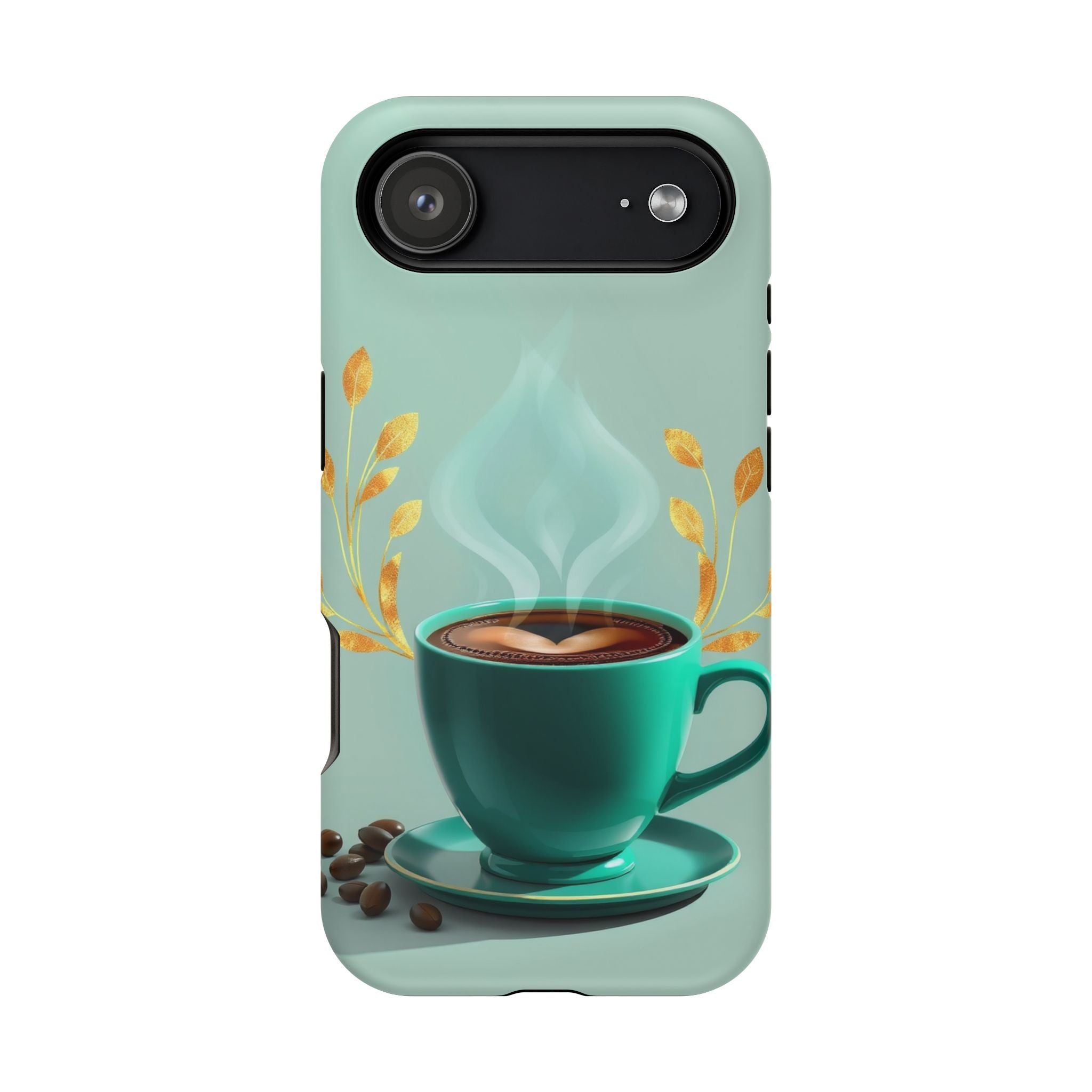 iPhone Radiant Emotional Support Coffee Design Soft Finish Everyday Case · iPhon