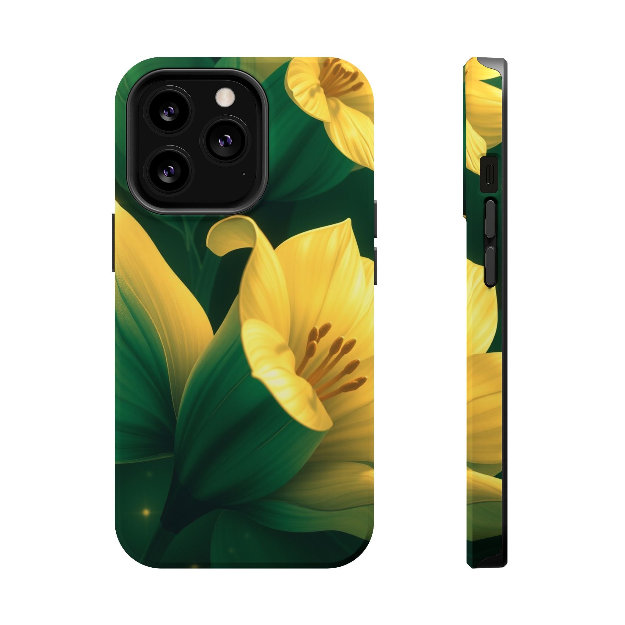 iPhone Night Bloomer Gold Foil Luxury Slim Everyday Designer Case · iPhone Case